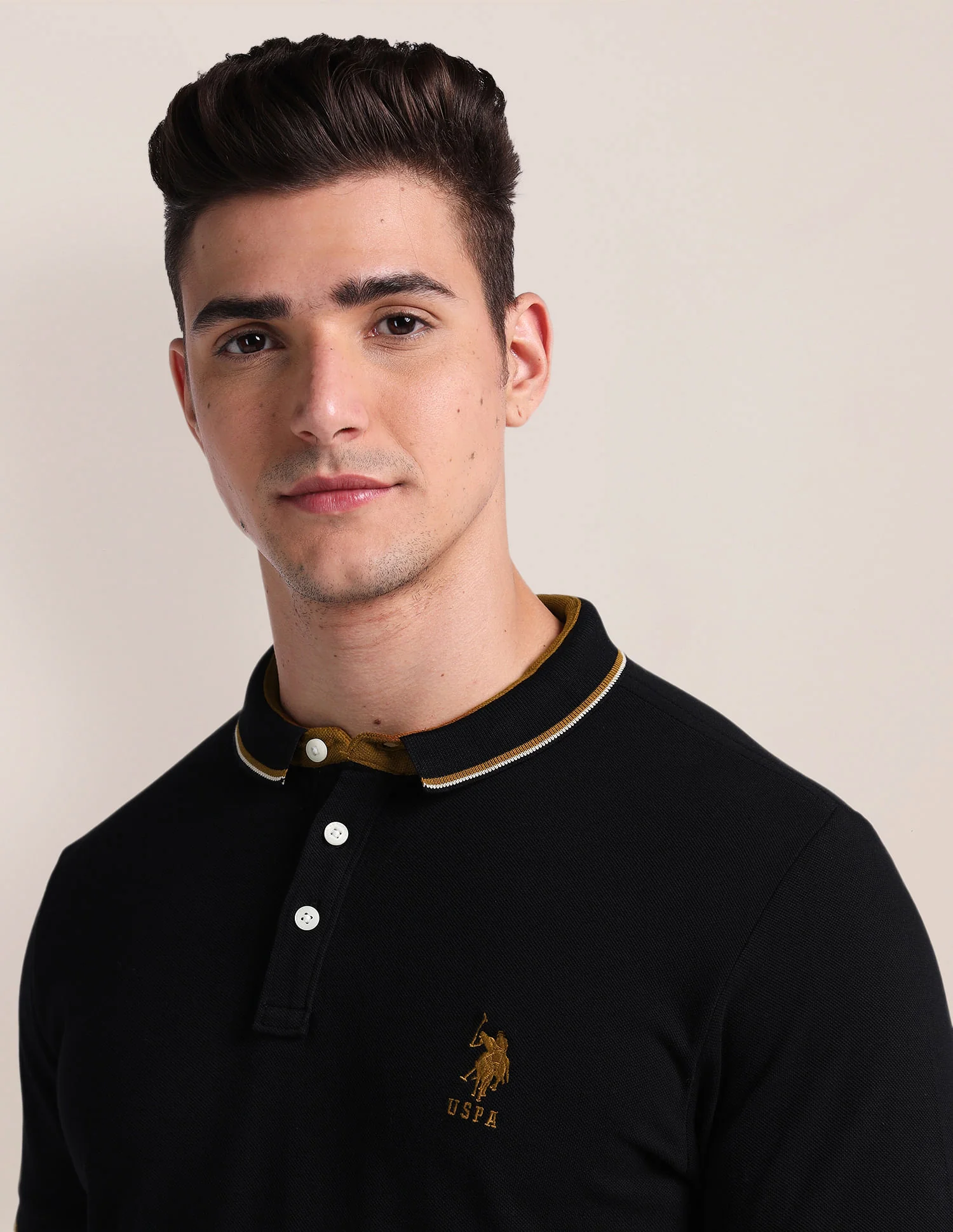 Slim Fit Solid Polo Shirt - Image 7
