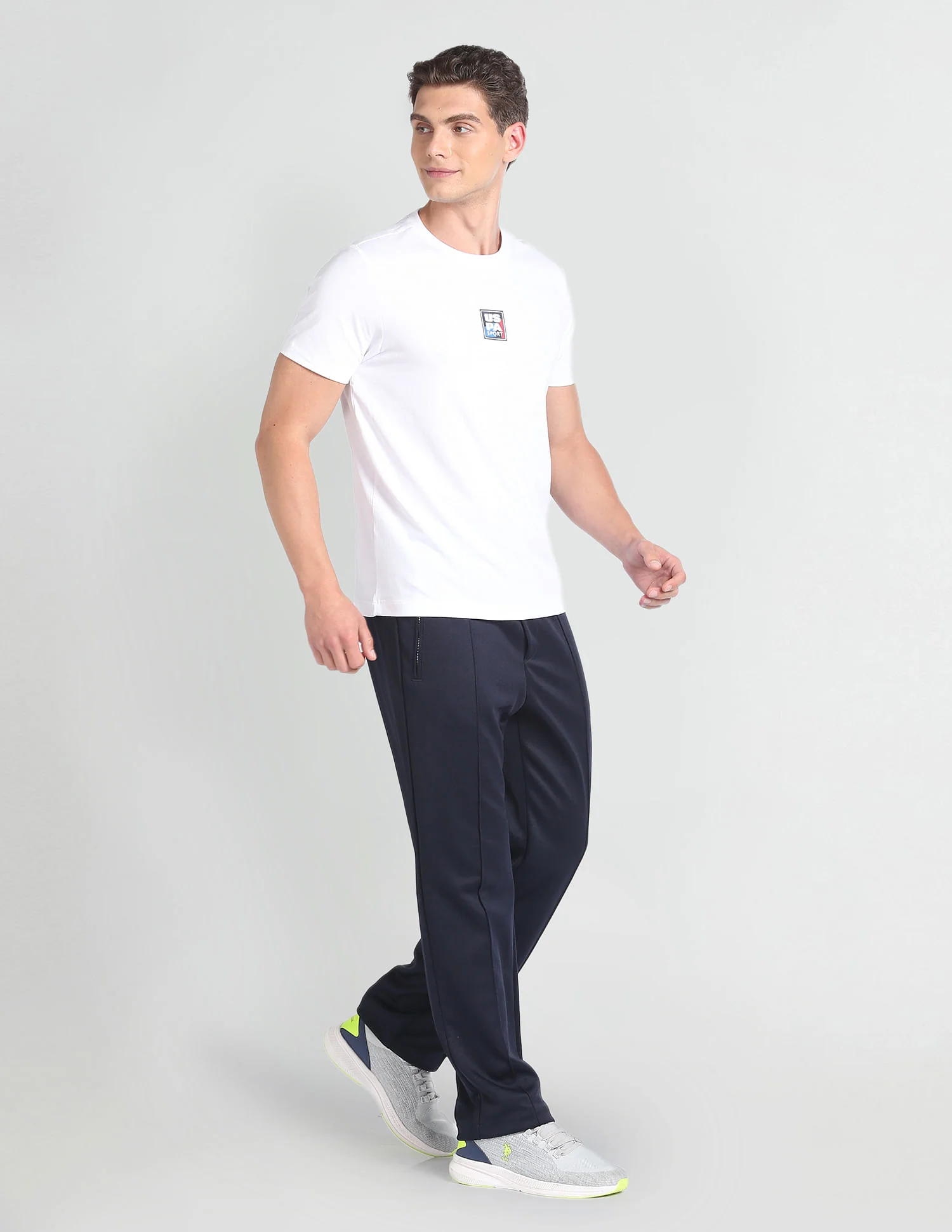 Slim Fit Solid T-Shirt - Image 3