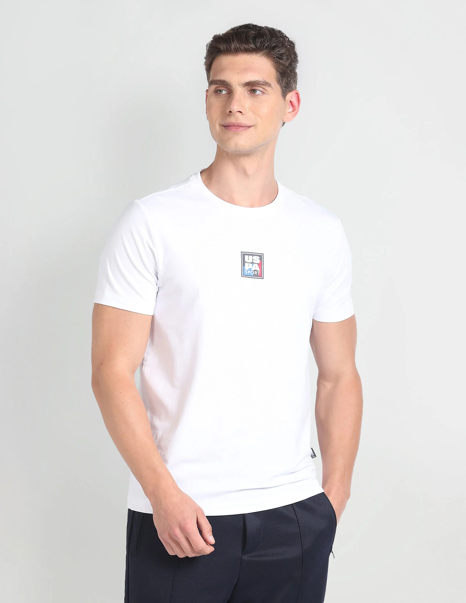 Slim Fit Solid T-Shirt - Image 6