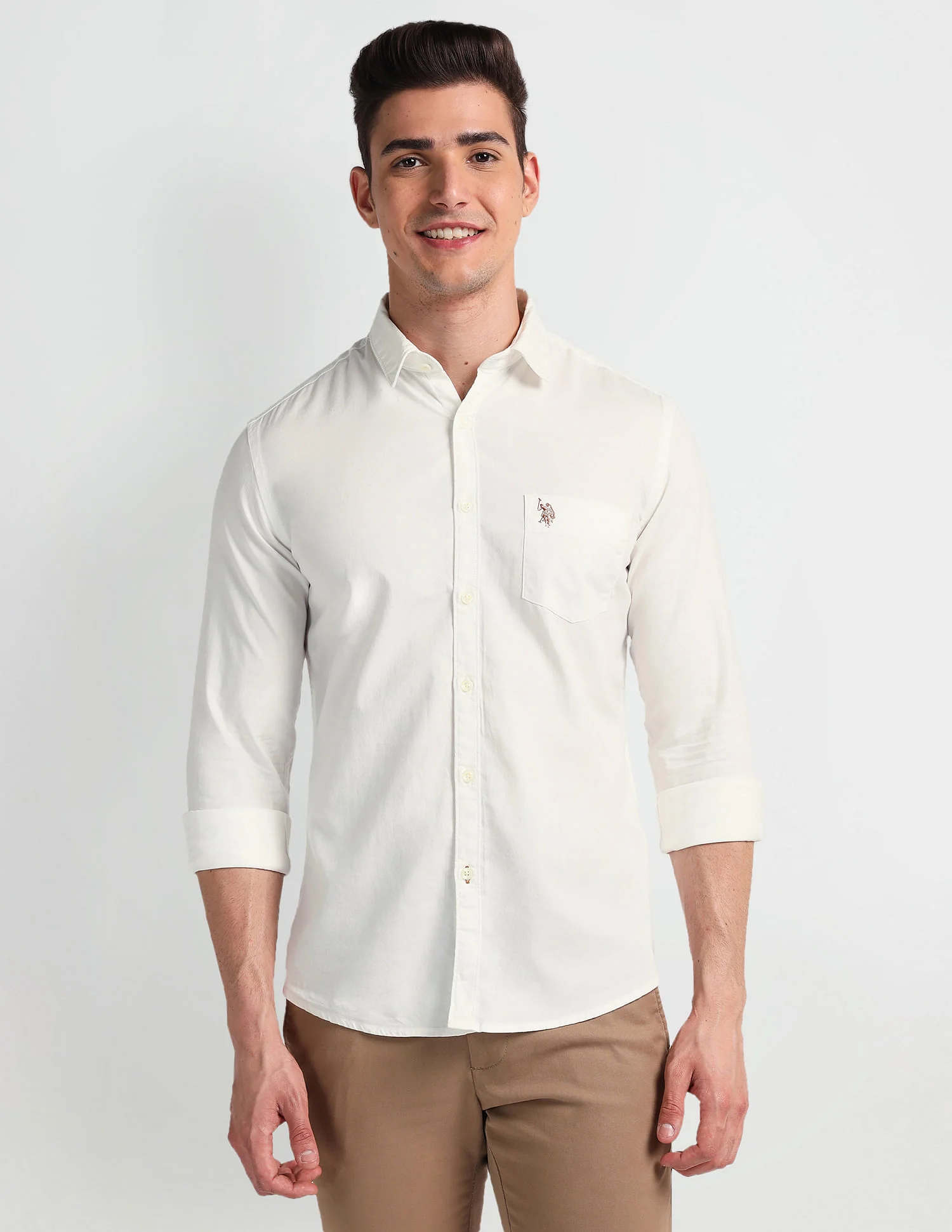 Slim Fit Twill Shirt - Image 6