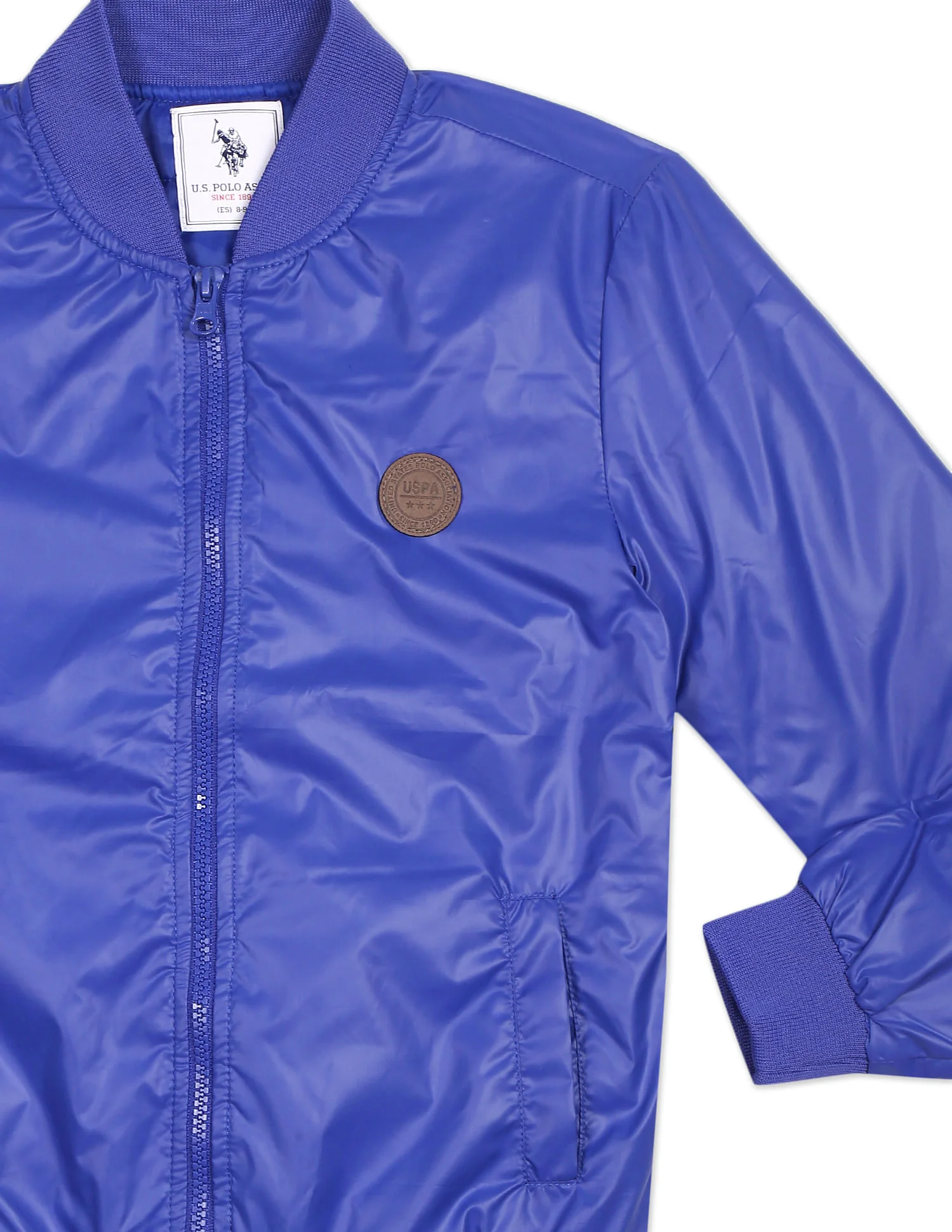 Solid Bomber Jacket - Image 4