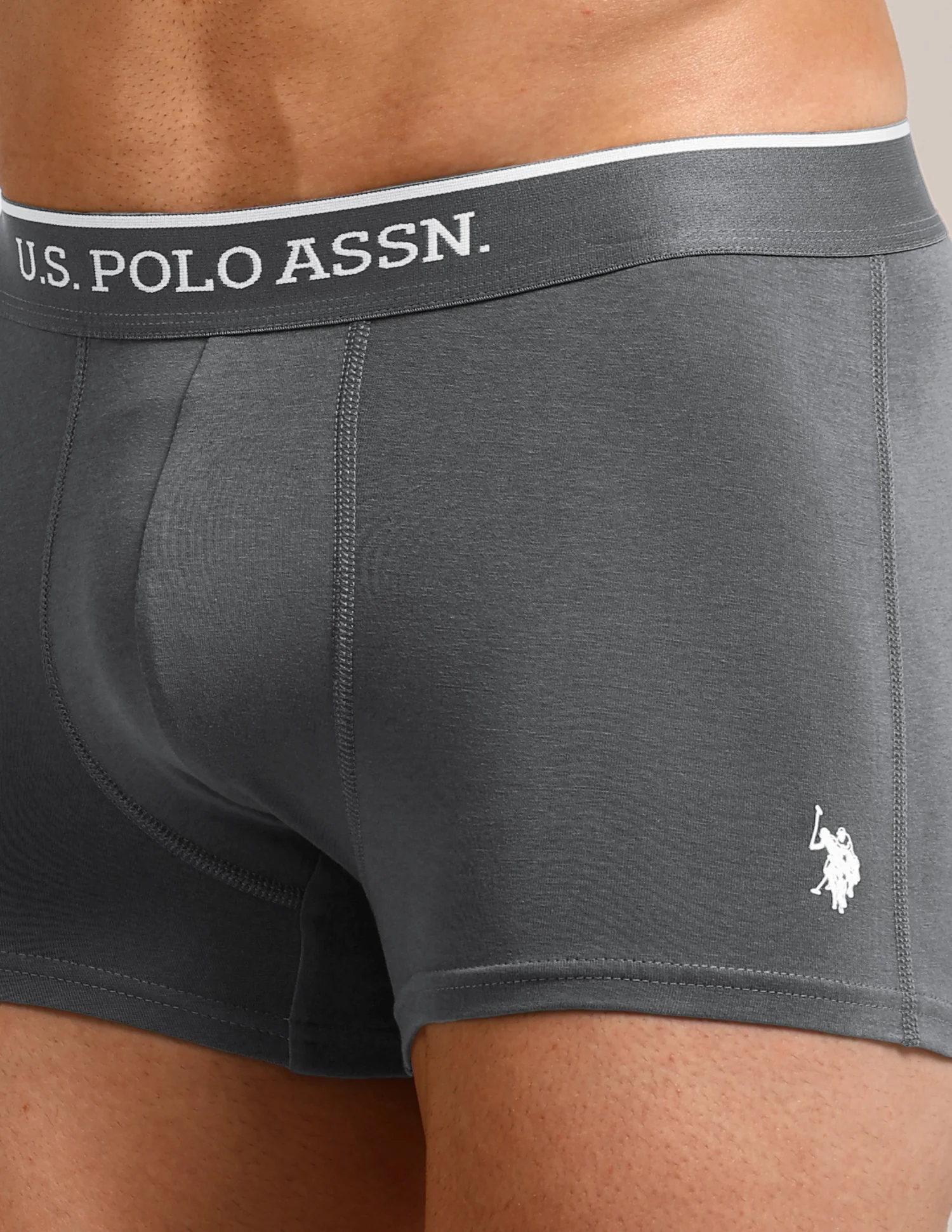 Solid Mid Rise ET004-P5 Trunks - Pack Of 5 - Image 11