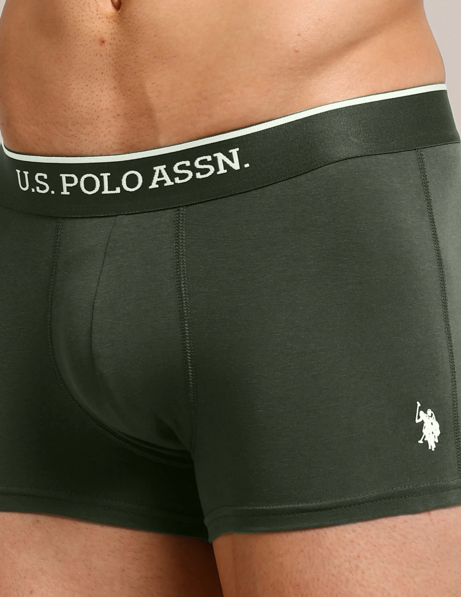 Solid Mid Rise ET004-P5 Trunks - Pack Of 5 - Image 14