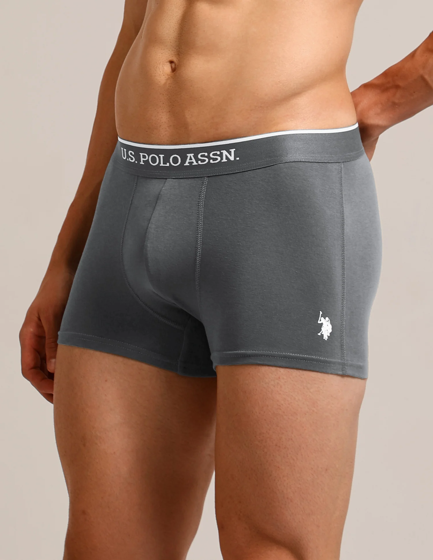 Solid Mid Rise ET004-P5 Trunks - Pack Of 5 - Image 8