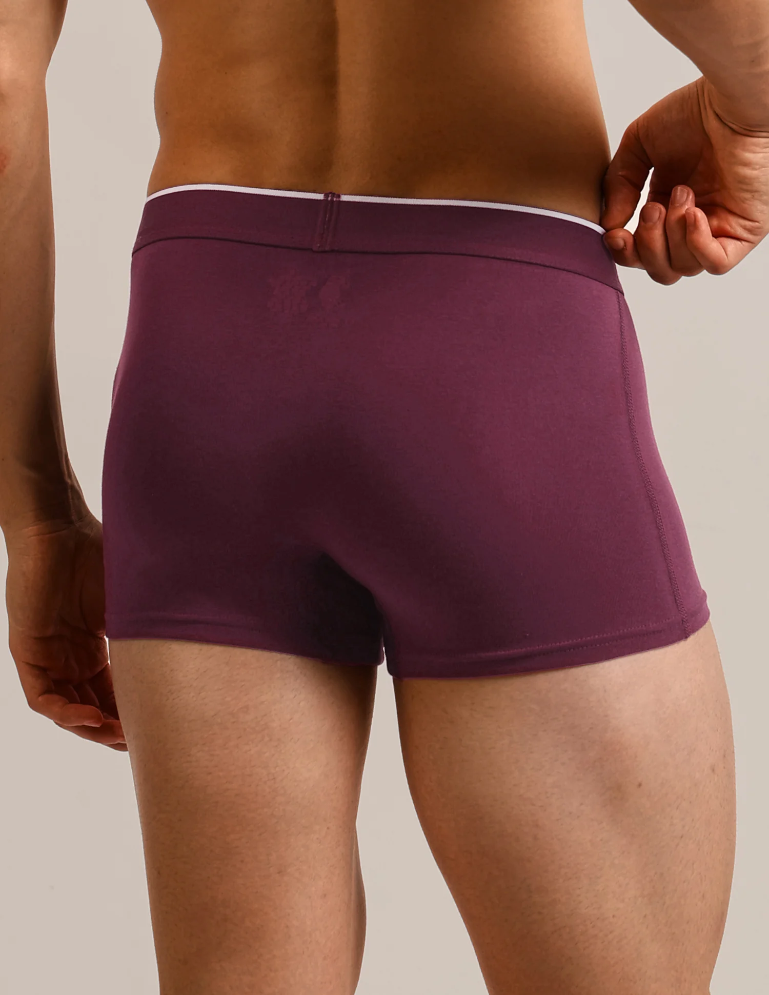 Solid Elastic Waistband ET004-P5 Trunks - Pack Of 5 - Image 9