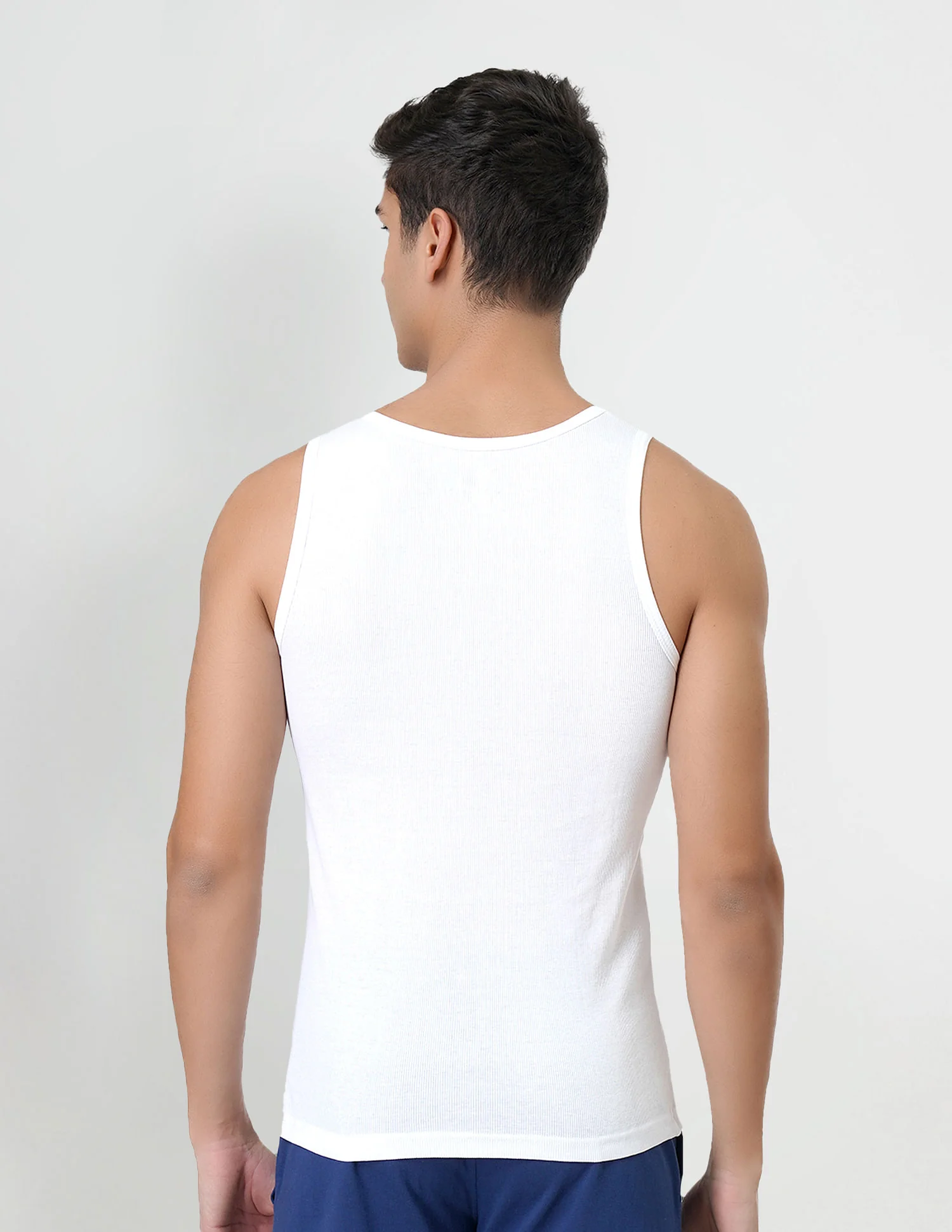 Solid Cotton EV001 Vest - Pack Of 1 - Image 3