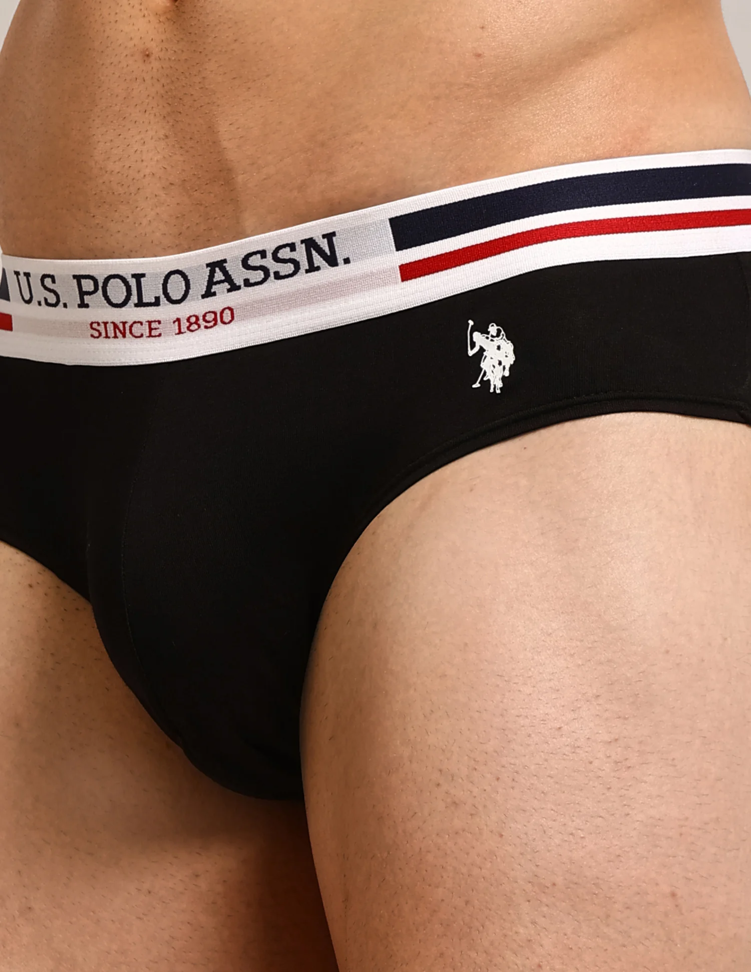 Logo Waistband Solid I006-P5 Briefs - Pack Of 5 - Image 15