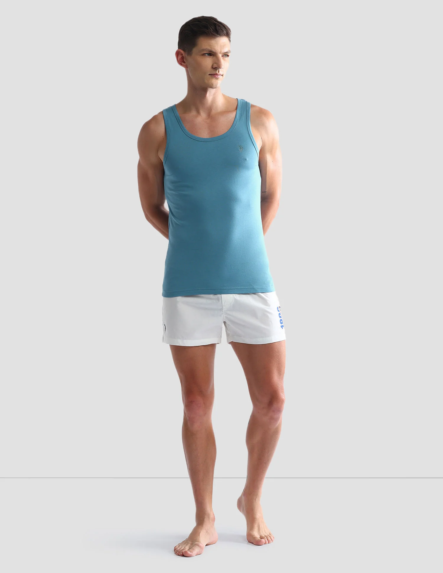 Solid Cotton OEV03 Vest - Pack Of 2 - Image 4