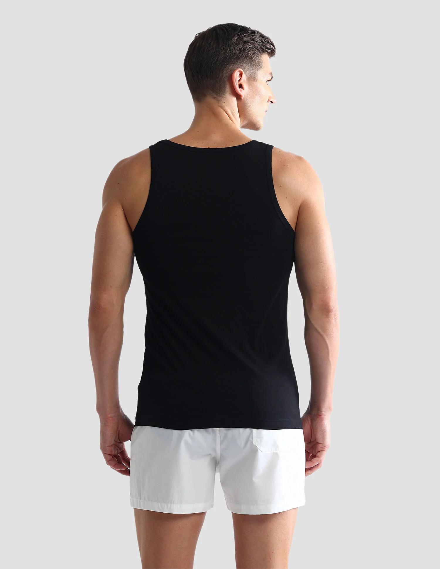 Solid Cotton OEV03 Vest - Pack Of 2 - Image 7