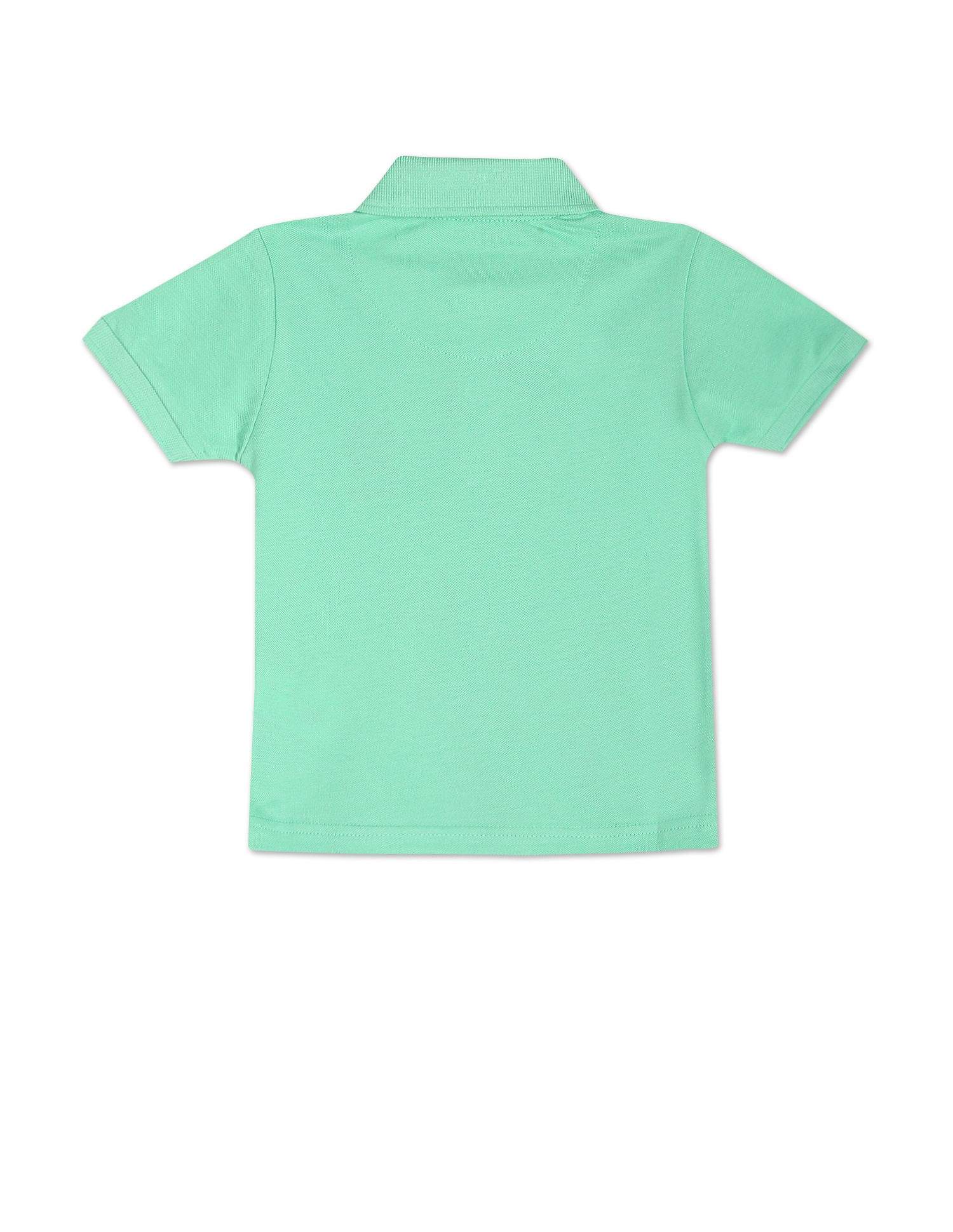 Solid Cotton Pique Polo Shirt - Image 2