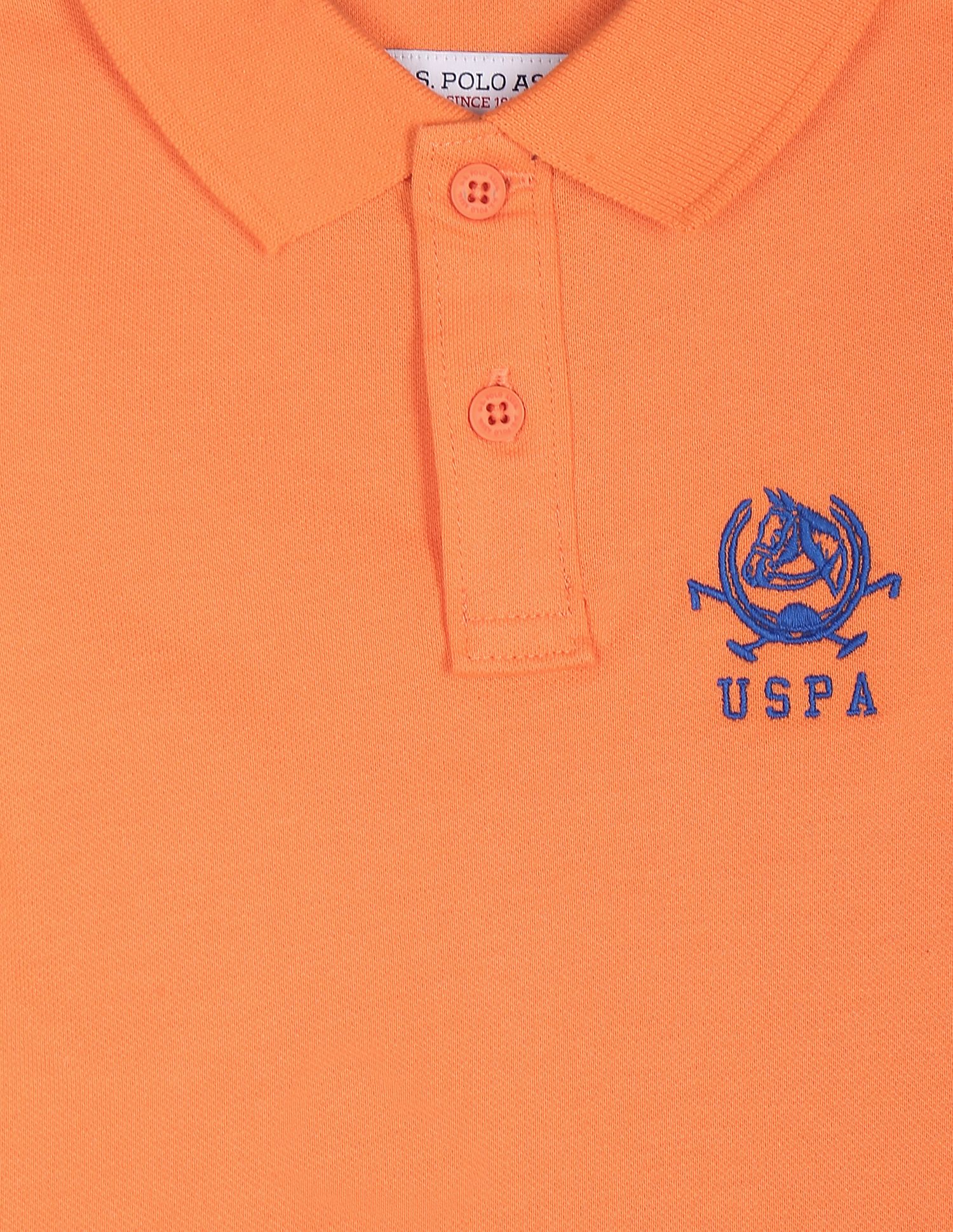 Solid Cotton Pique Polo Shirt - Image 3
