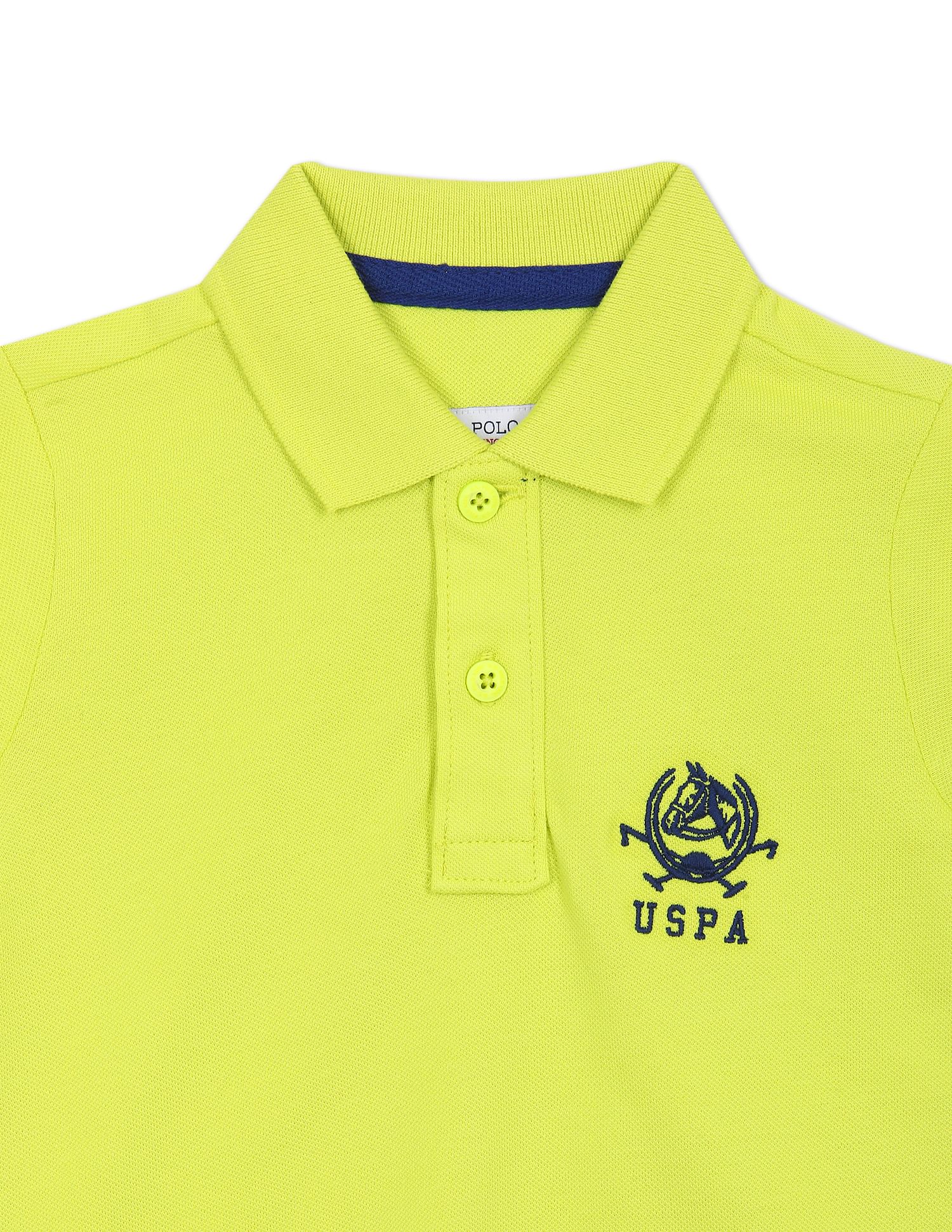 Solid Cotton Pique Polo Shirt - Image 3