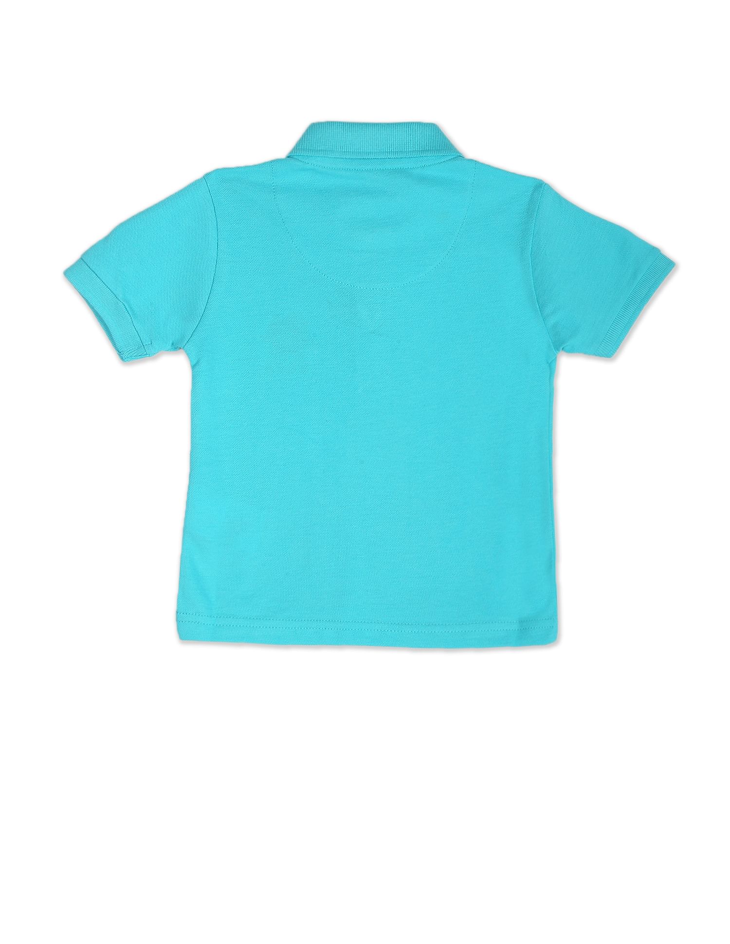Solid Cotton Pique Polo Shirt - Image 2