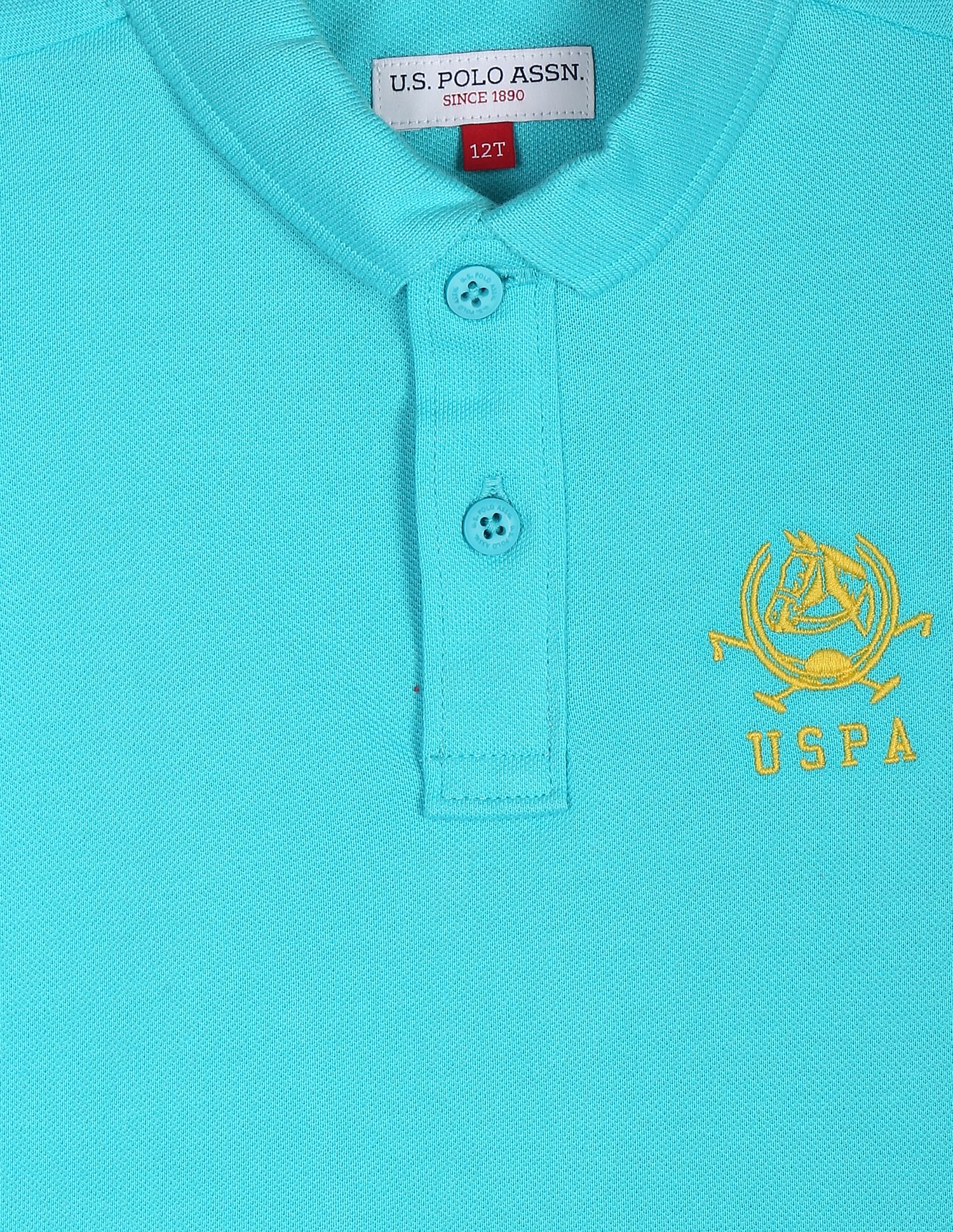 Solid Cotton Pique Polo Shirt - Image 3