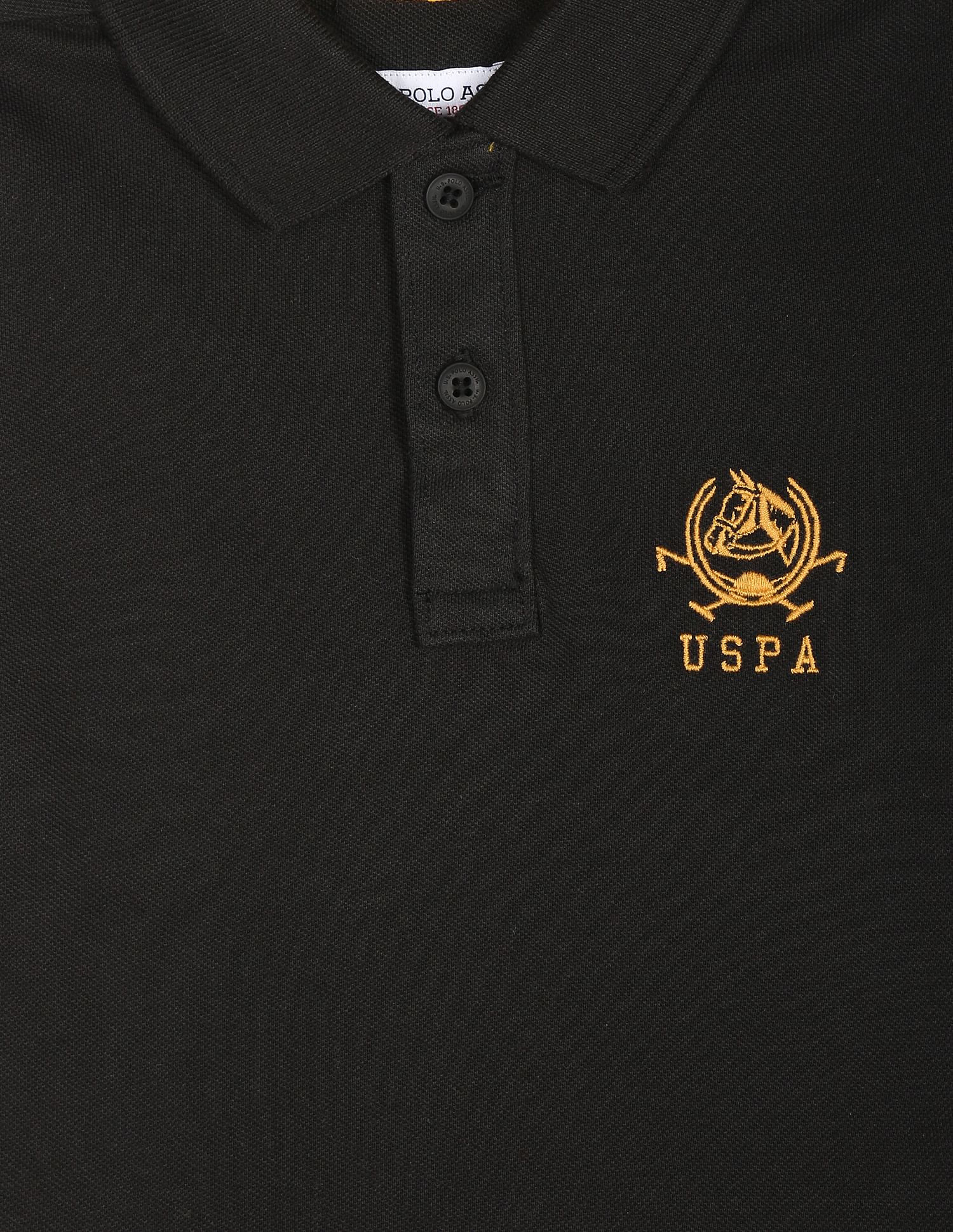 Solid Cotton Pique Polo Shirt - Image 3