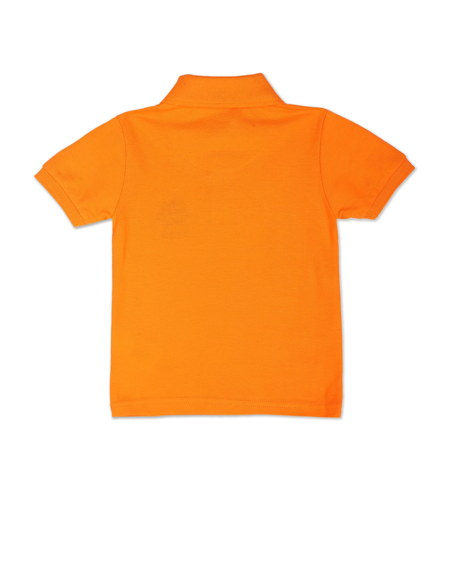 Solid Cotton Pique Polo Shirt - Image 2