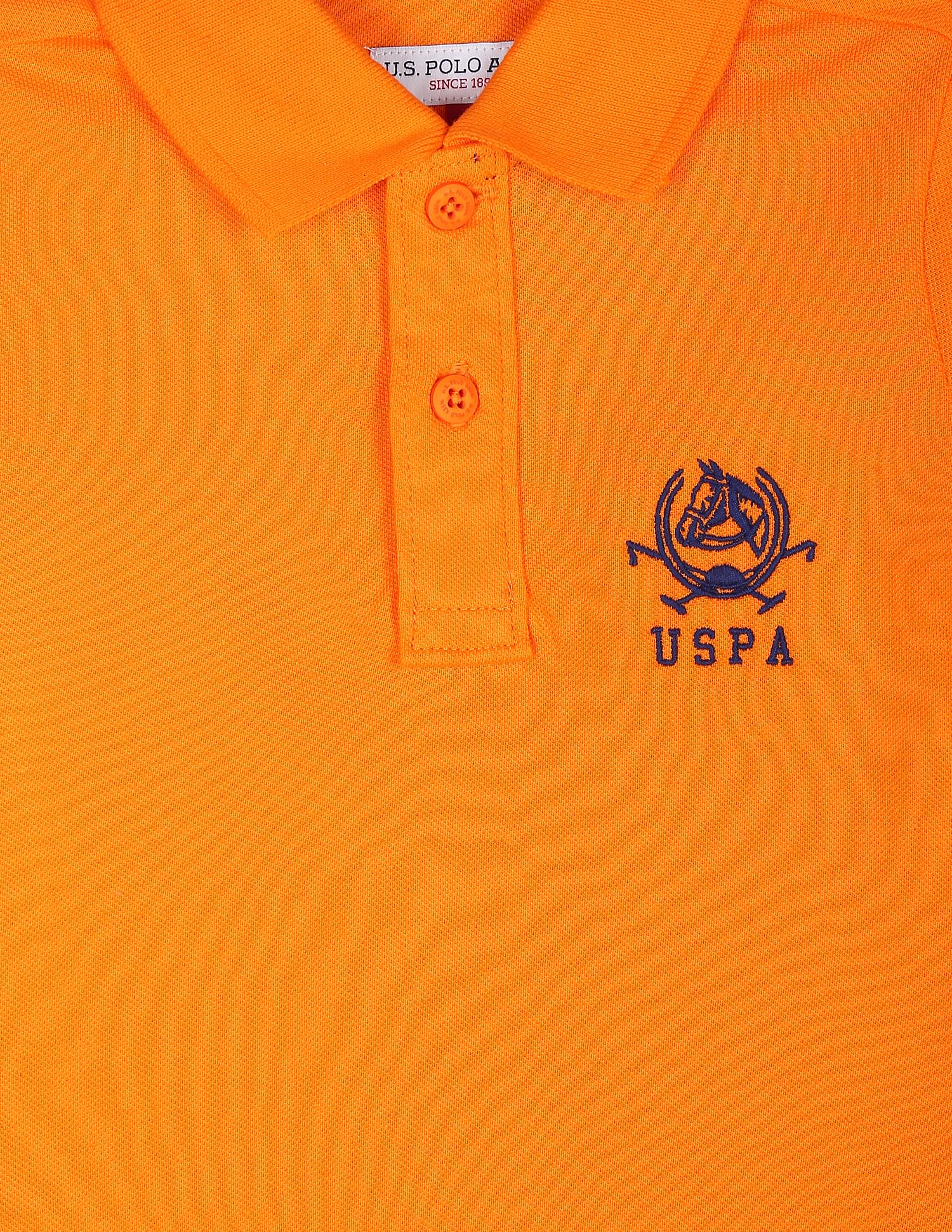 Solid Cotton Pique Polo Shirt - Image 3