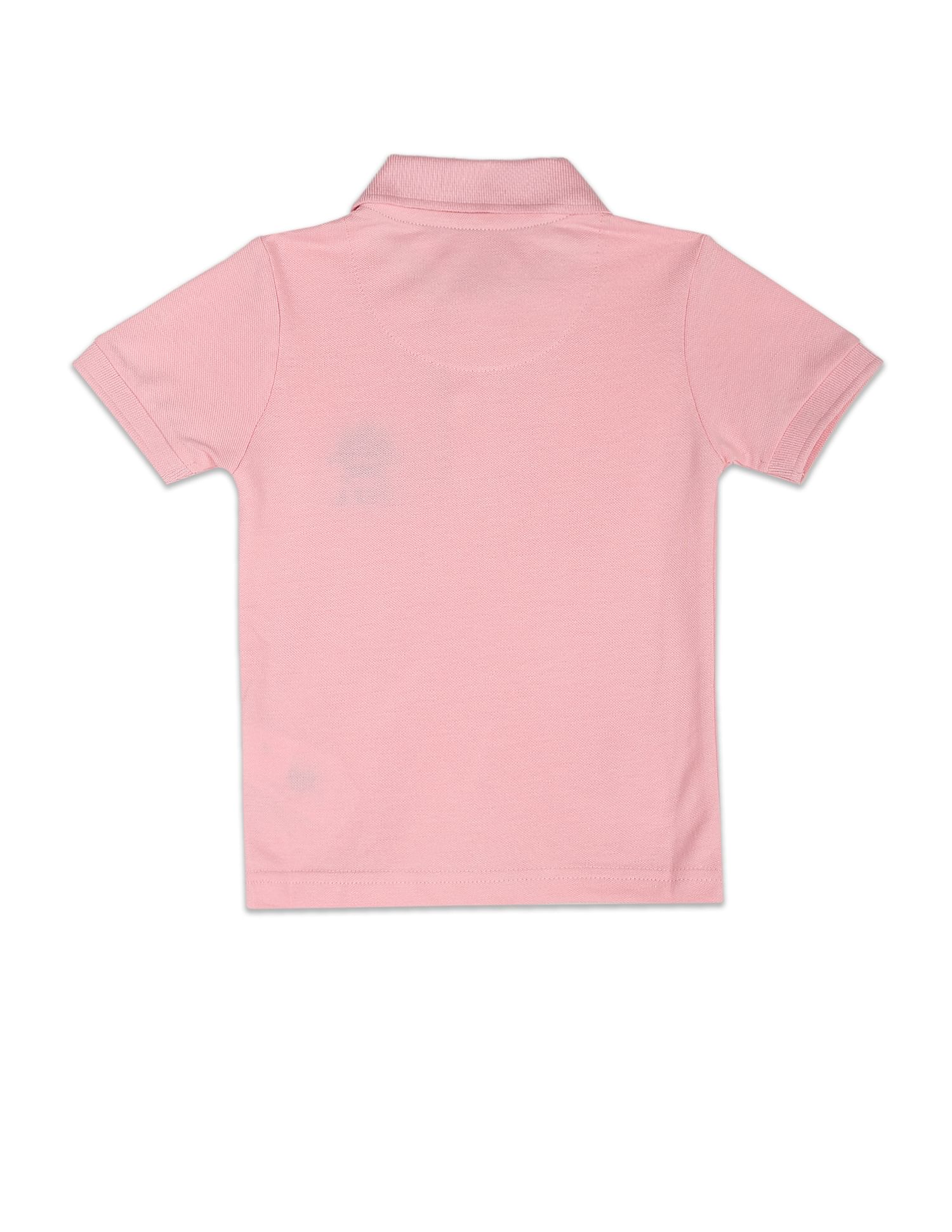 Solid Cotton Pique Polo Shirt - Image 2