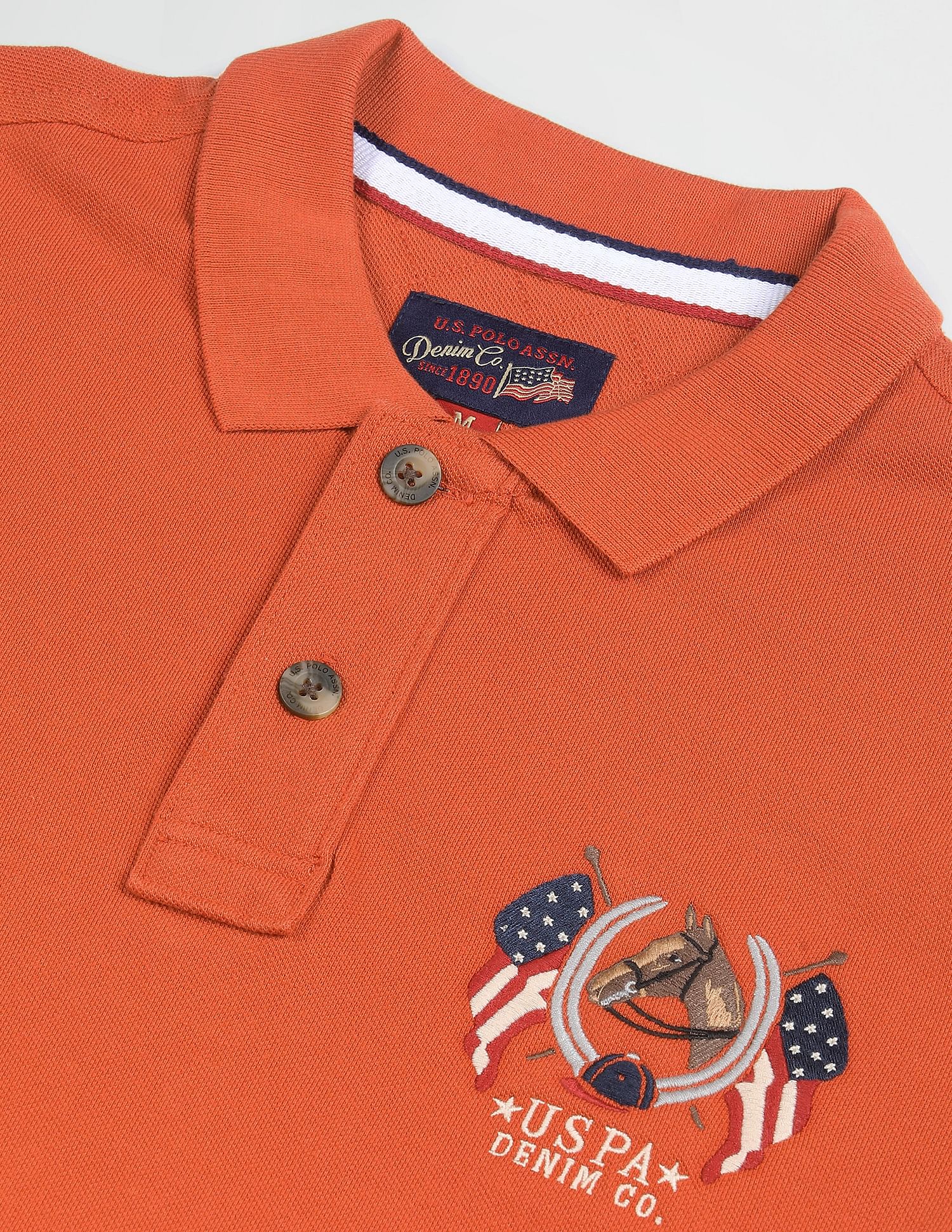 Cotton Solid Polo Shirt - Image 2