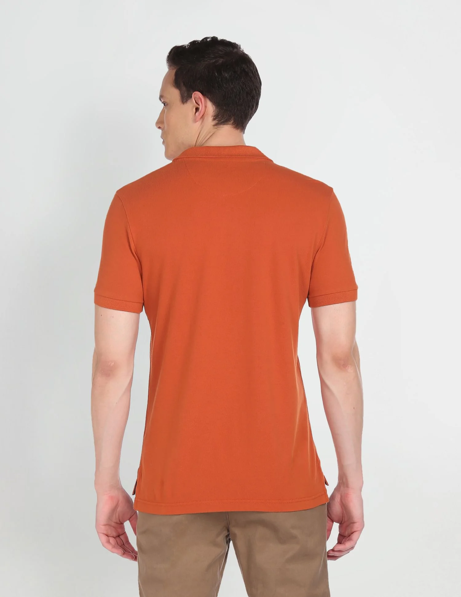 Cotton Solid Polo Shirt - Image 5