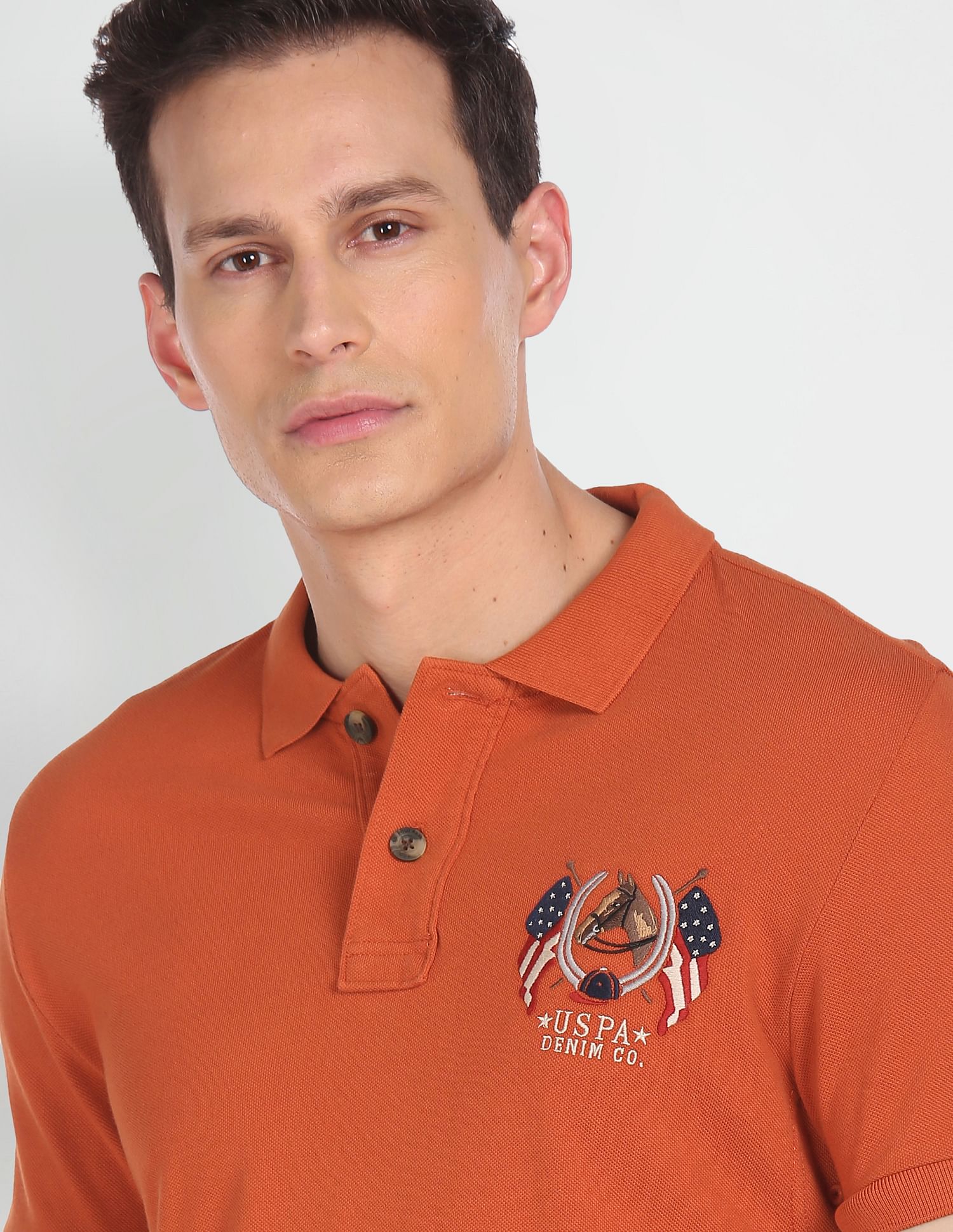 Cotton Solid Polo Shirt - Image 6