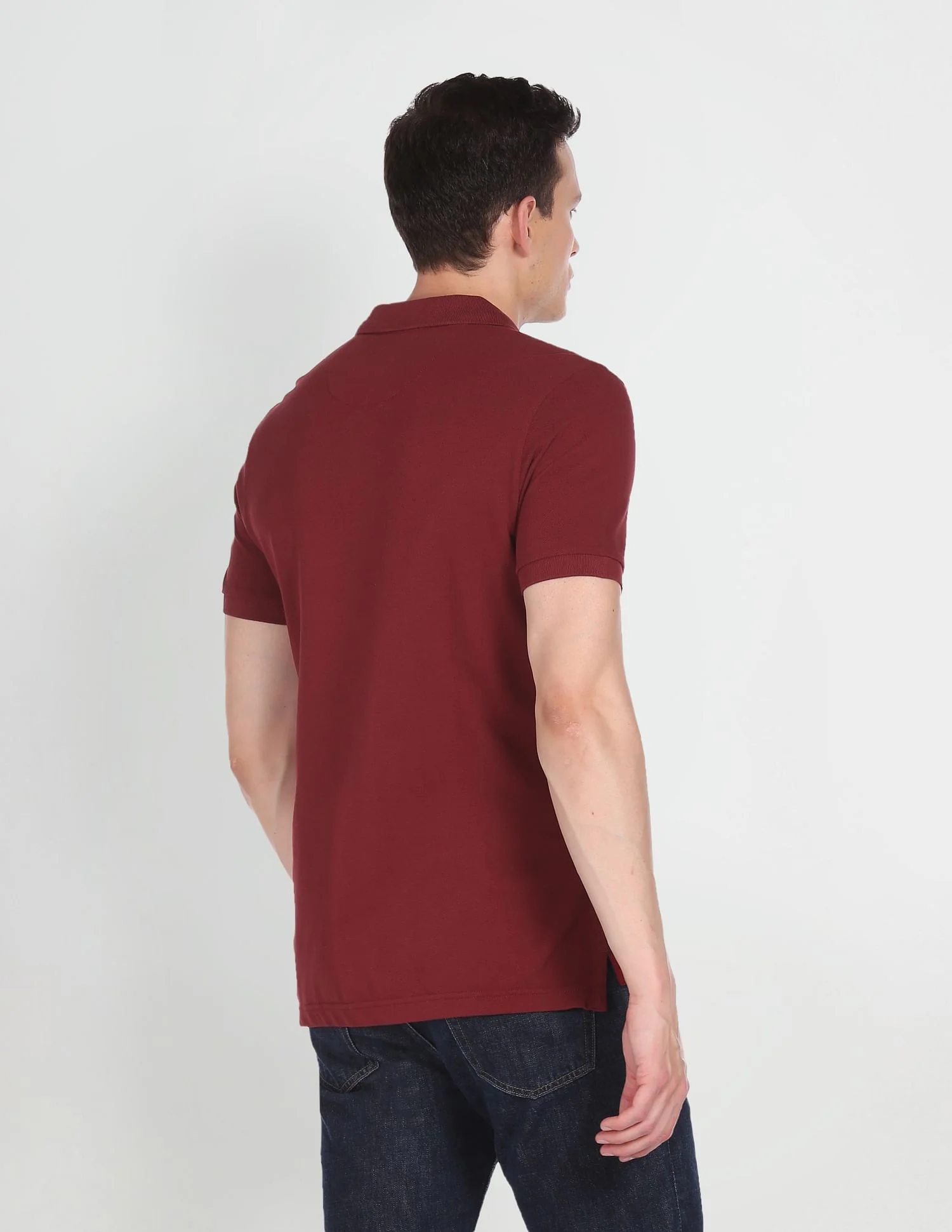 Cotton Solid Polo Shirt - Image 5