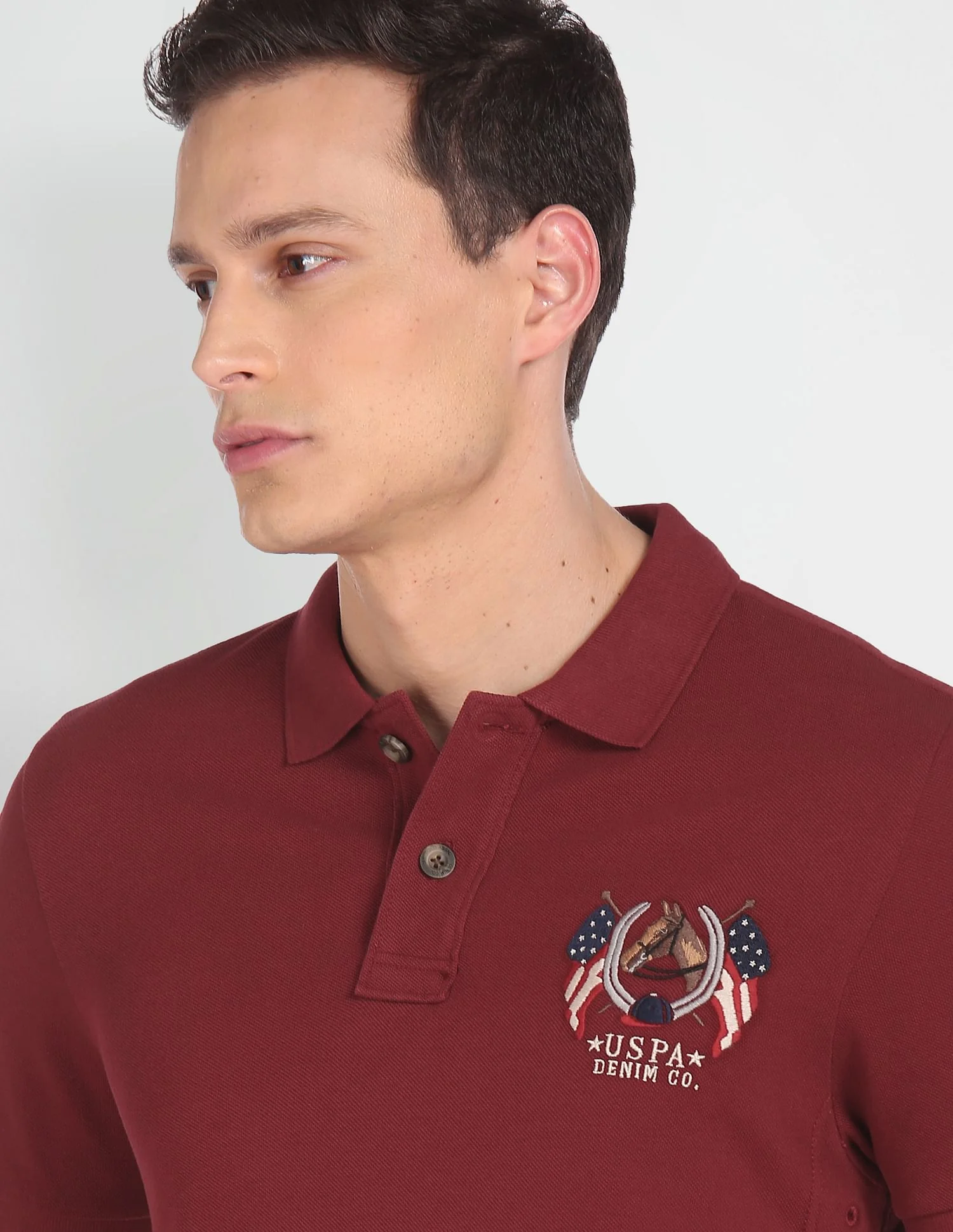 Cotton Solid Polo Shirt - Image 6