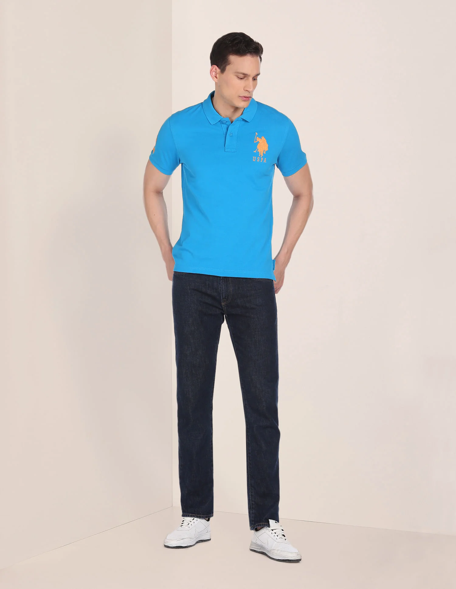Compact Cotton Logo Polo Shirt - Image 3