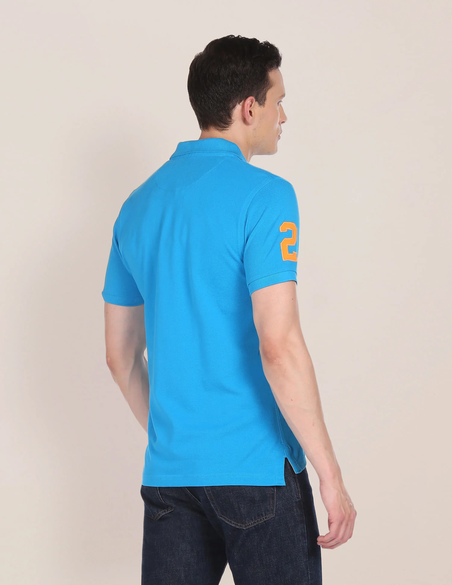 Compact Cotton Logo Polo Shirt - Image 4