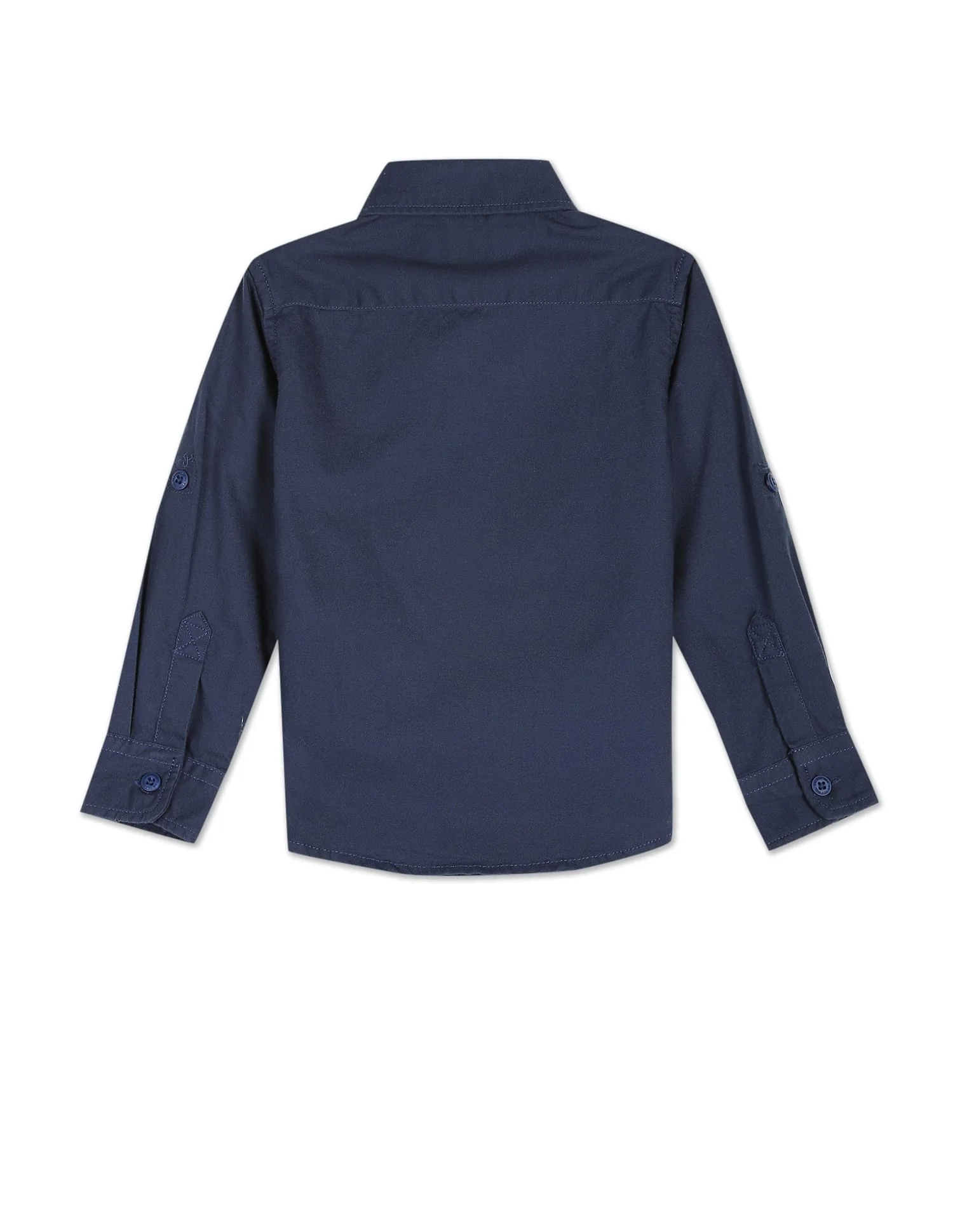 Solid Cotton Shirt - Image 2