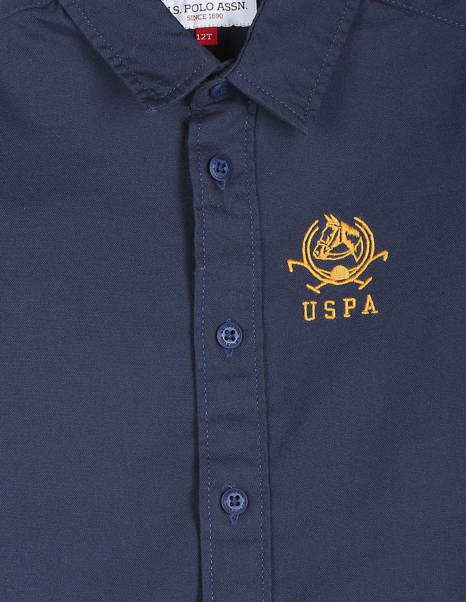 Solid Cotton Shirt - Image 3