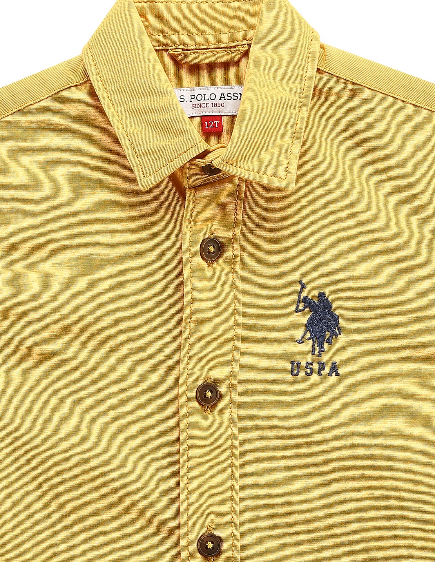 Solid Cotton Shirt - Image 3