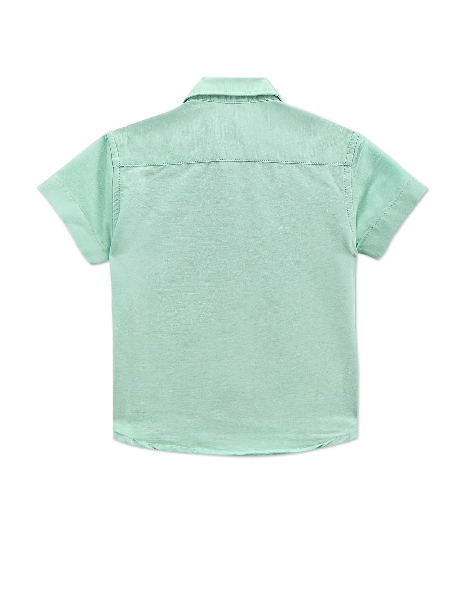 Solid Cotton Shirt - Image 2