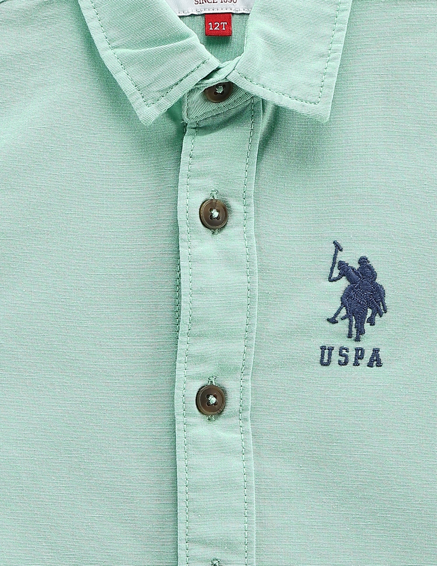Solid Cotton Shirt - Image 3