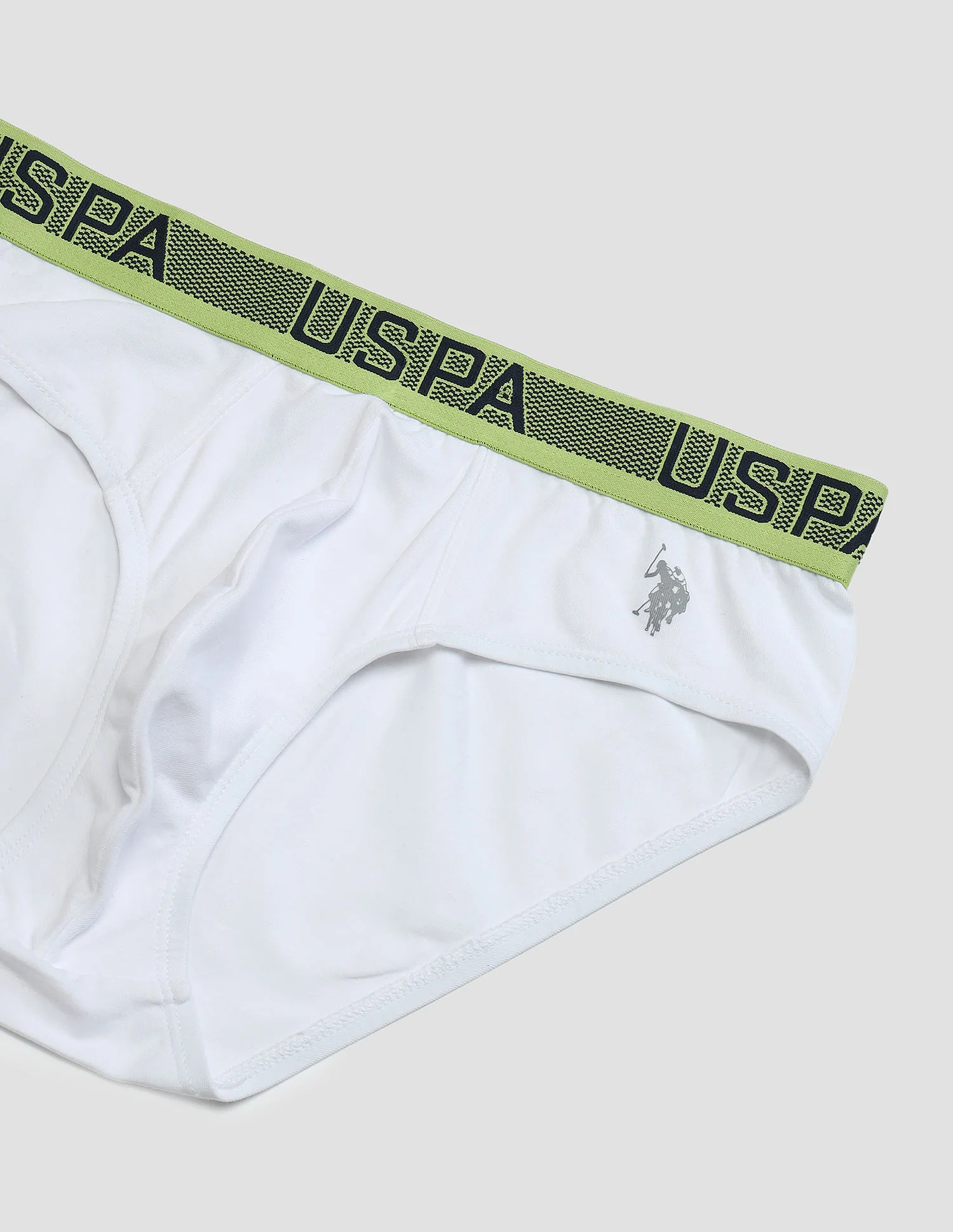 Solid Cotton Spandex OEB04 Briefs - Pack Of 1 - Image 2