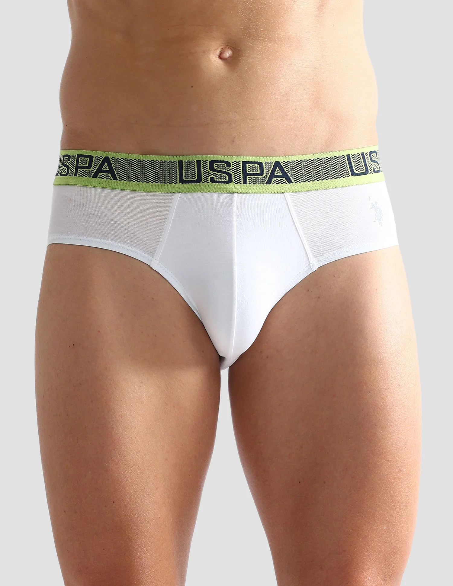 Solid Cotton Spandex OEB04 Briefs - Pack Of 1 - Image 6