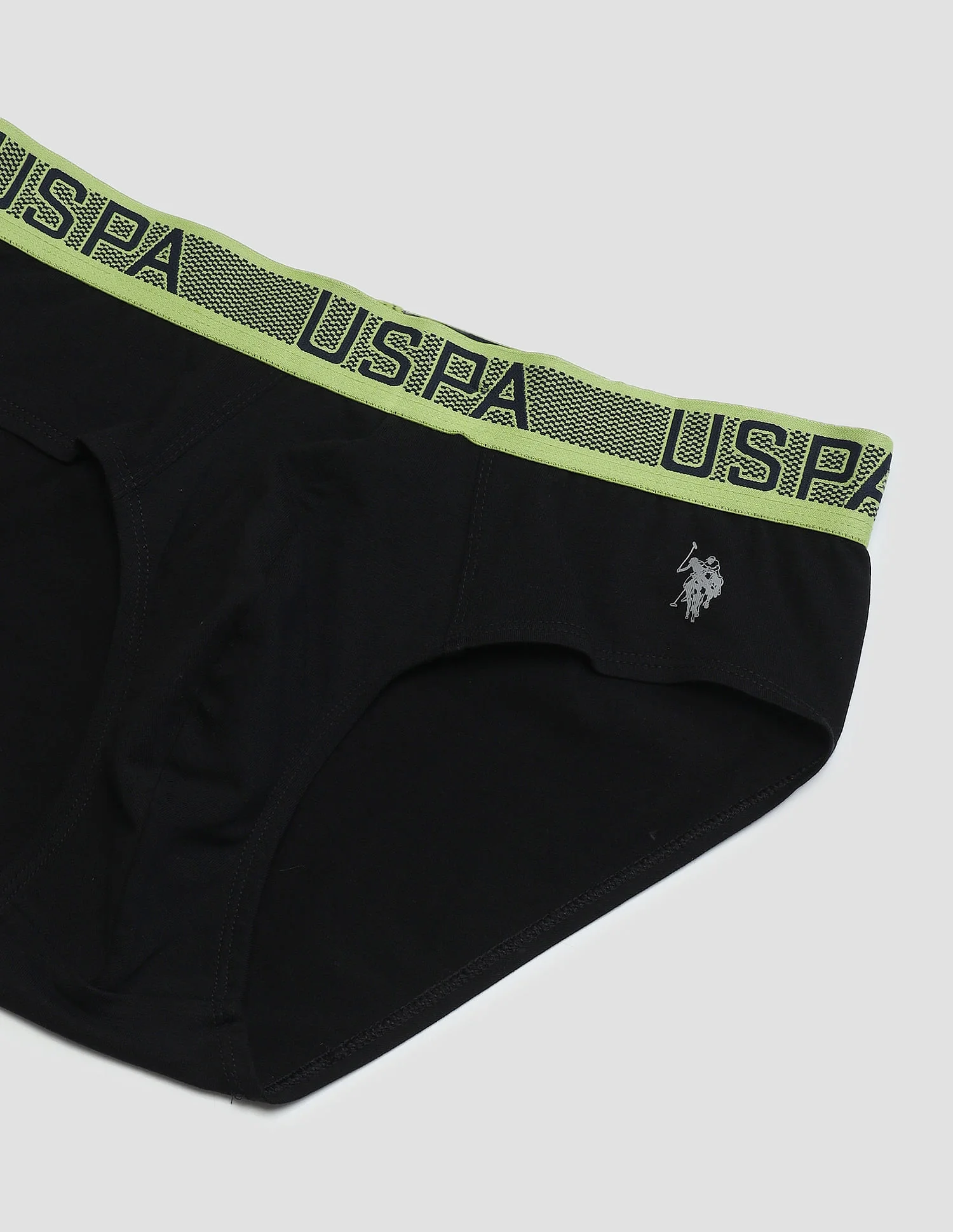 Solid Cotton Spandex OEB04 Briefs - Pack Of 1 - Image 2