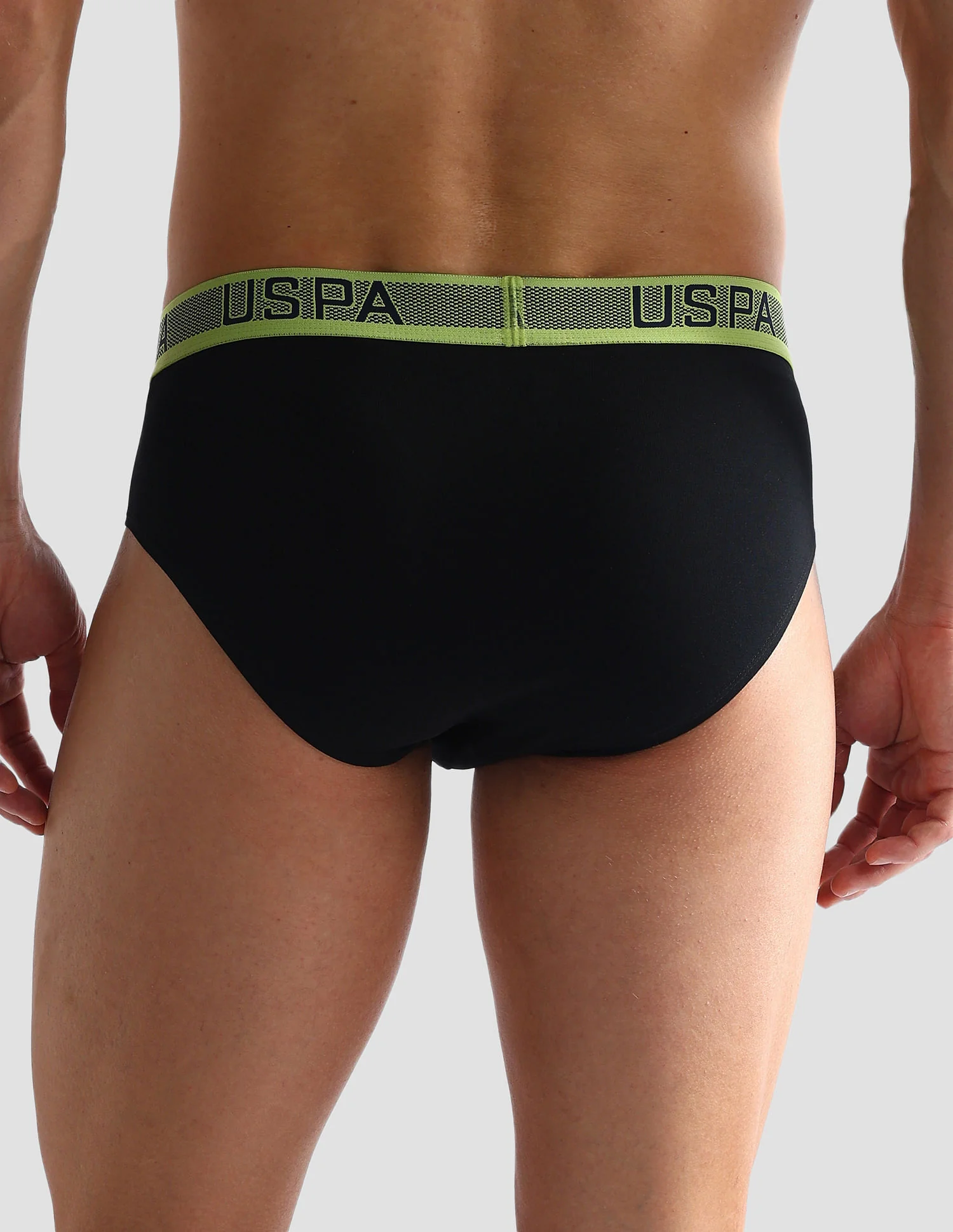 Solid Cotton Spandex OEB04 Briefs - Pack Of 1 - Image 5