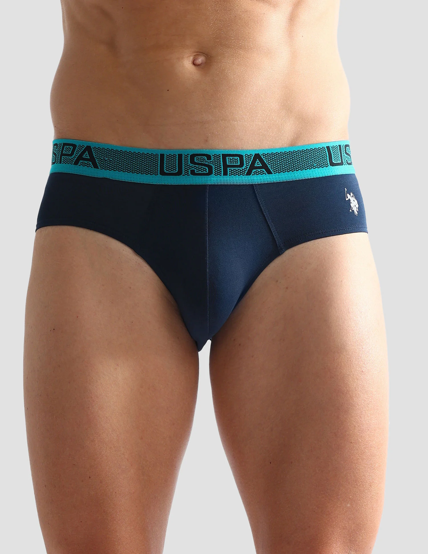 Solid Cotton Spandex OEB04 Briefs - Pack Of 1 - Image 6