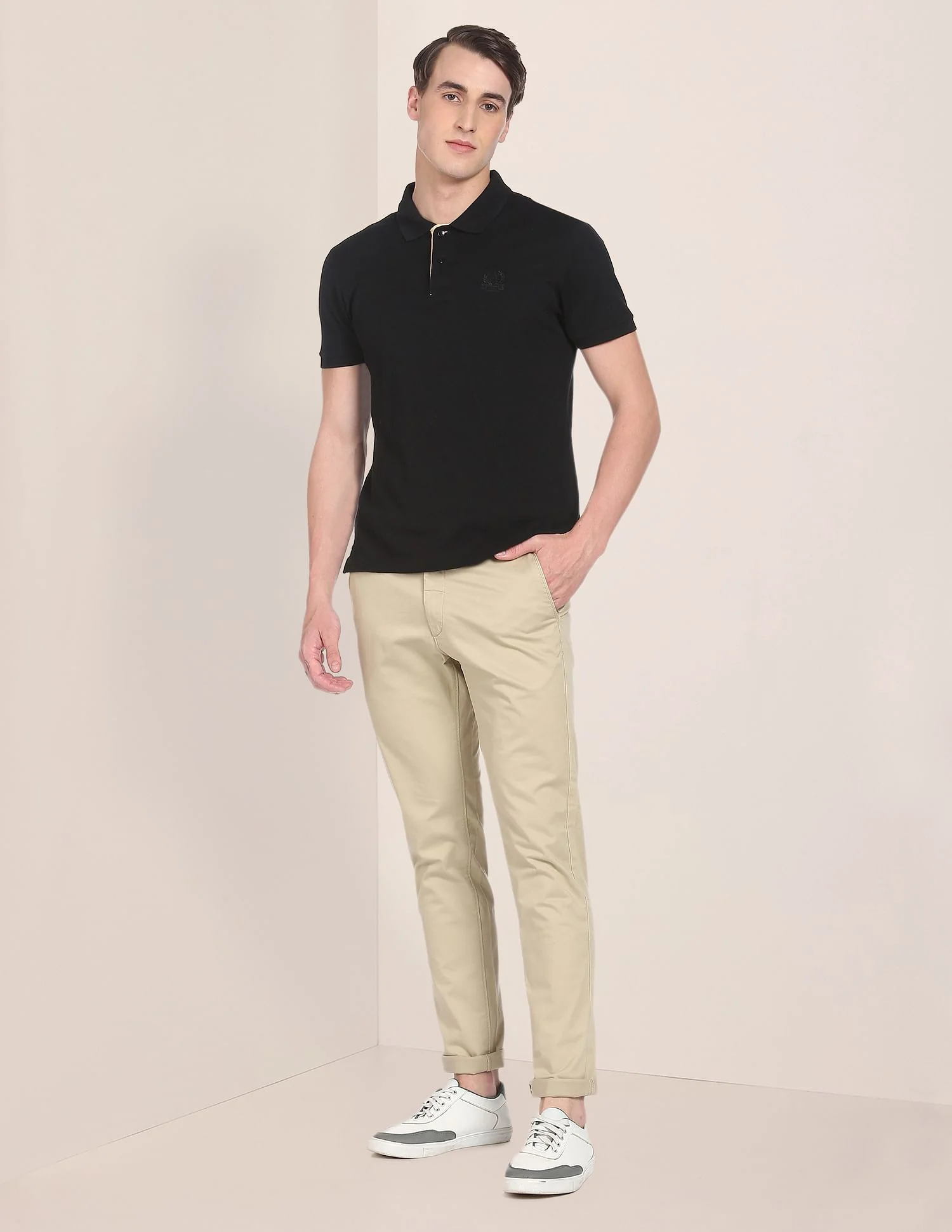 Solid Cotton Stretch Chinos - Image 3