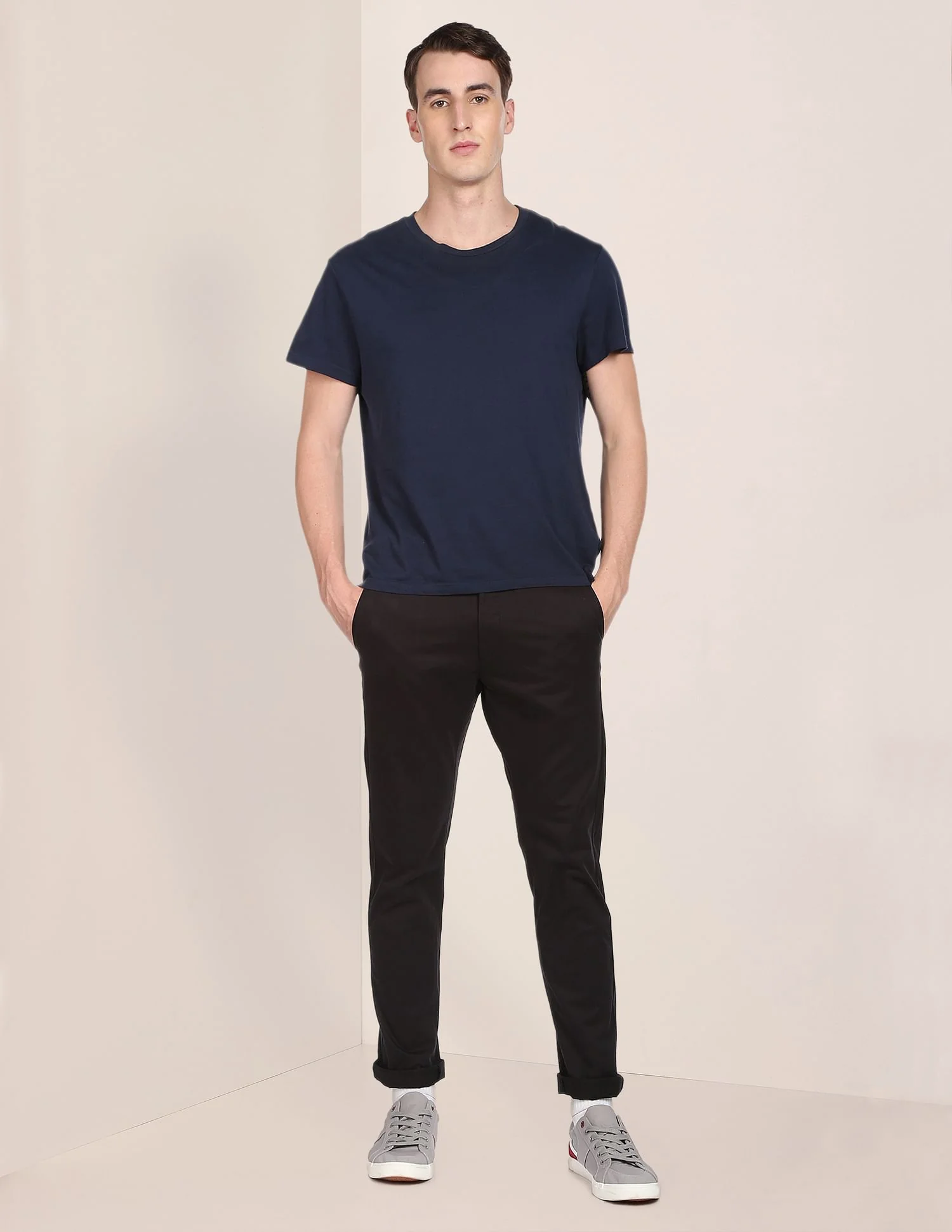 Solid Cotton Stretch Chinos - Image 3