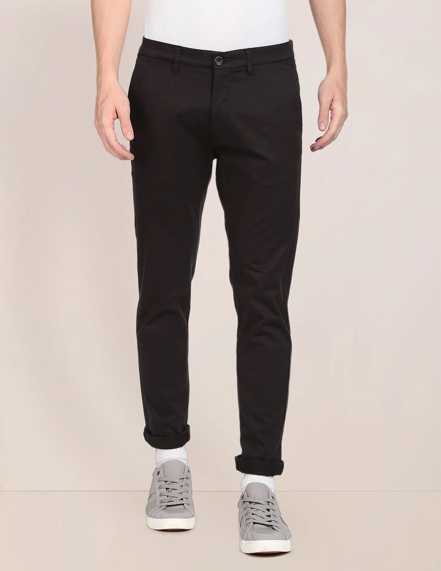 Solid Cotton Stretch Chinos - Image 6
