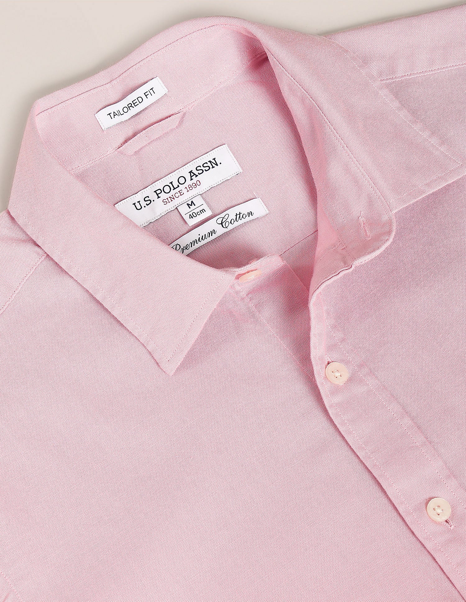 Solid Dobby Cotton Shirt - Image 2