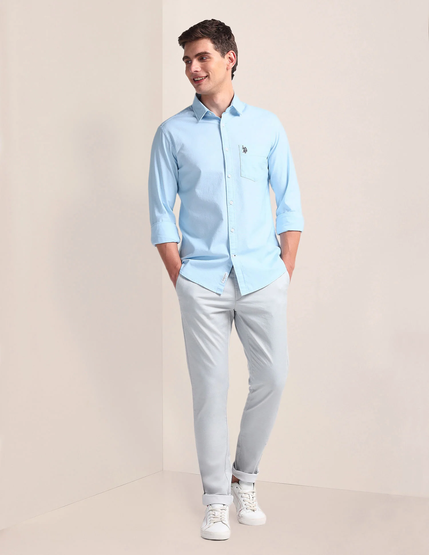 Solid Dobby Shirt - Image 3