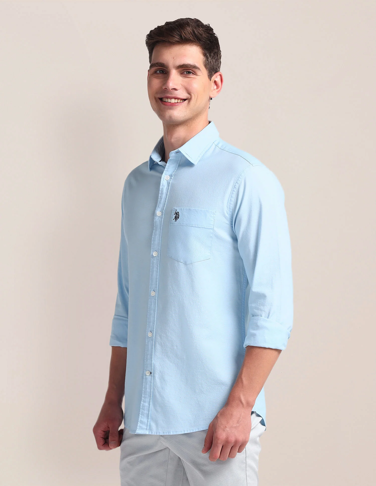 Solid Dobby Shirt - Image 4