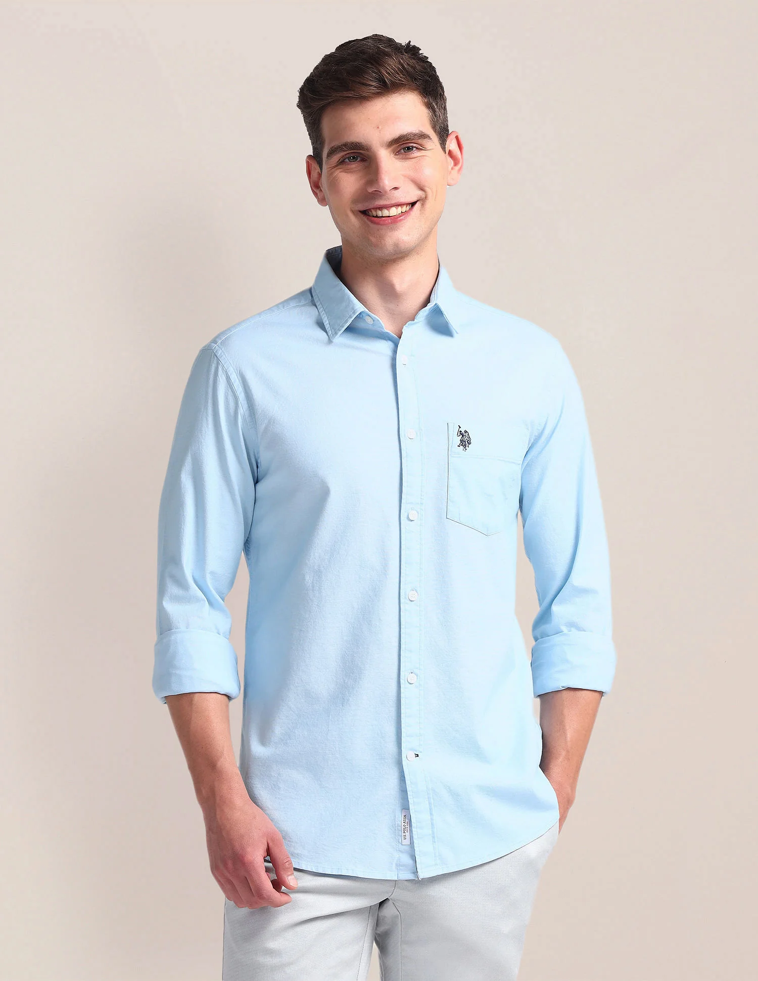 Solid Dobby Shirt - Image 6