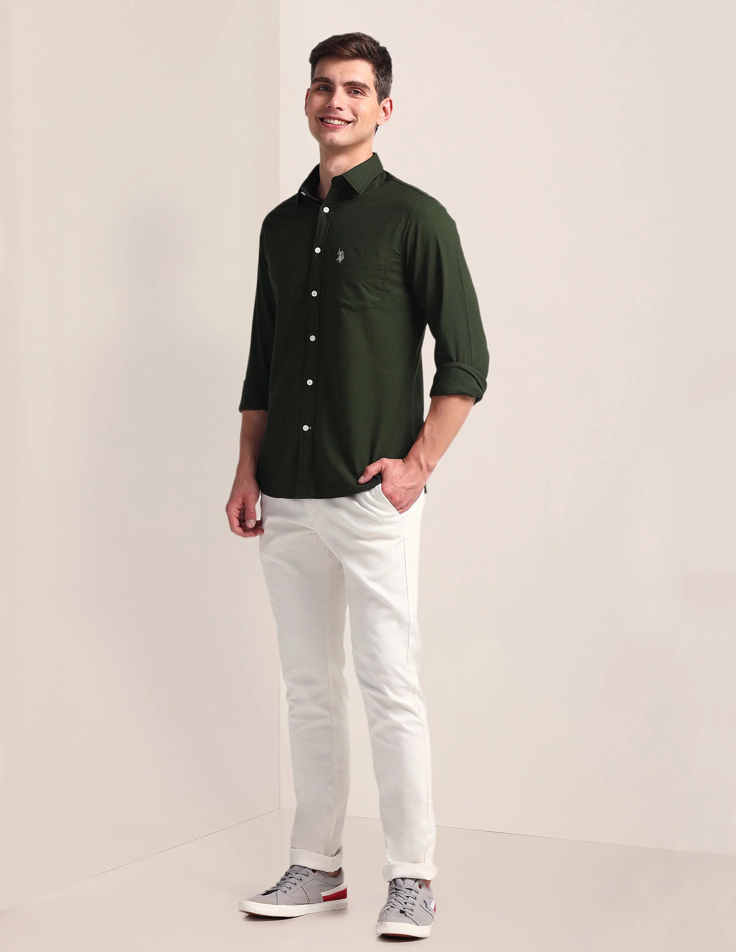Solid Dobby Shirt - Image 3