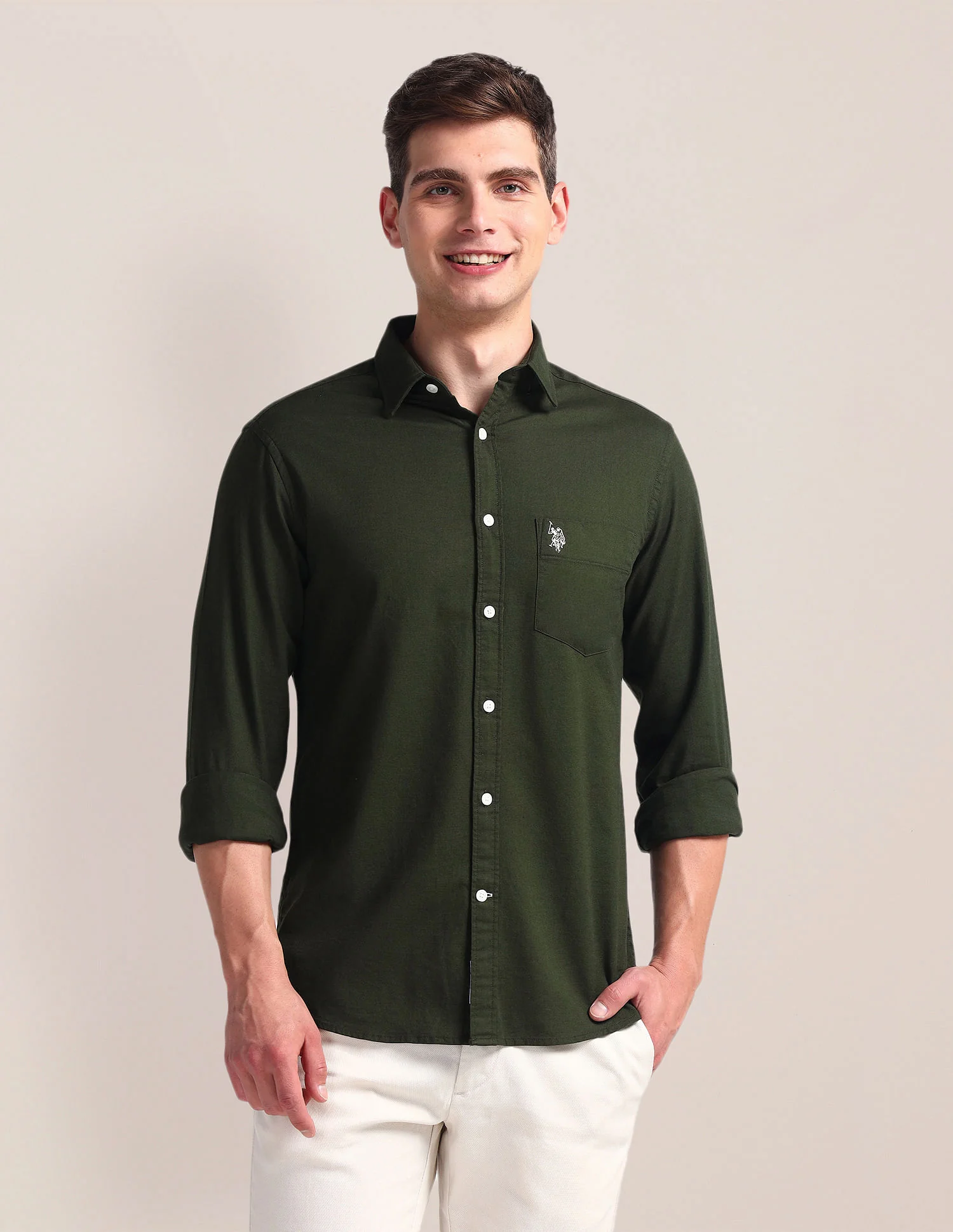 Solid Dobby Shirt - Image 6