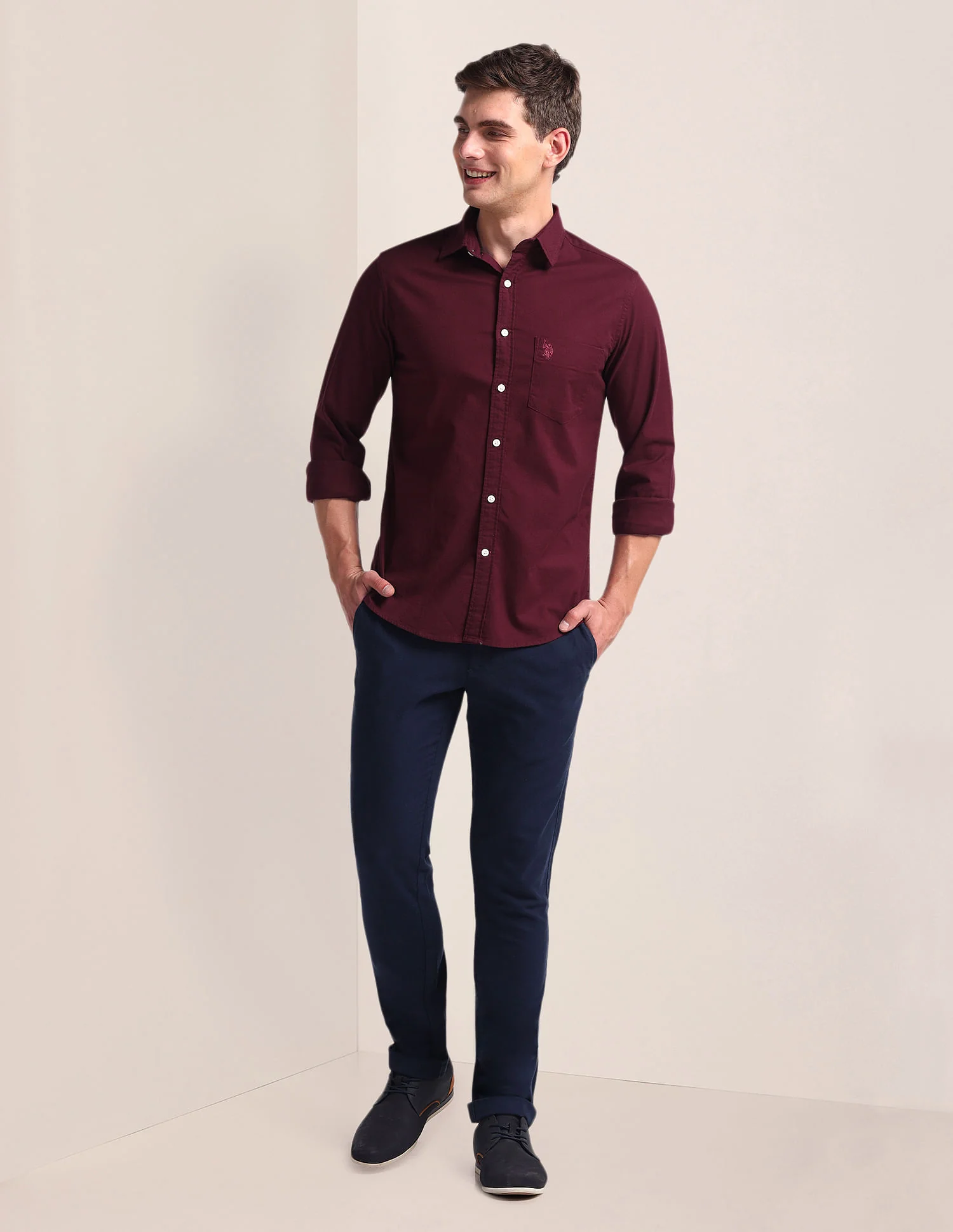 Solid Dobby Shirt - Image 3