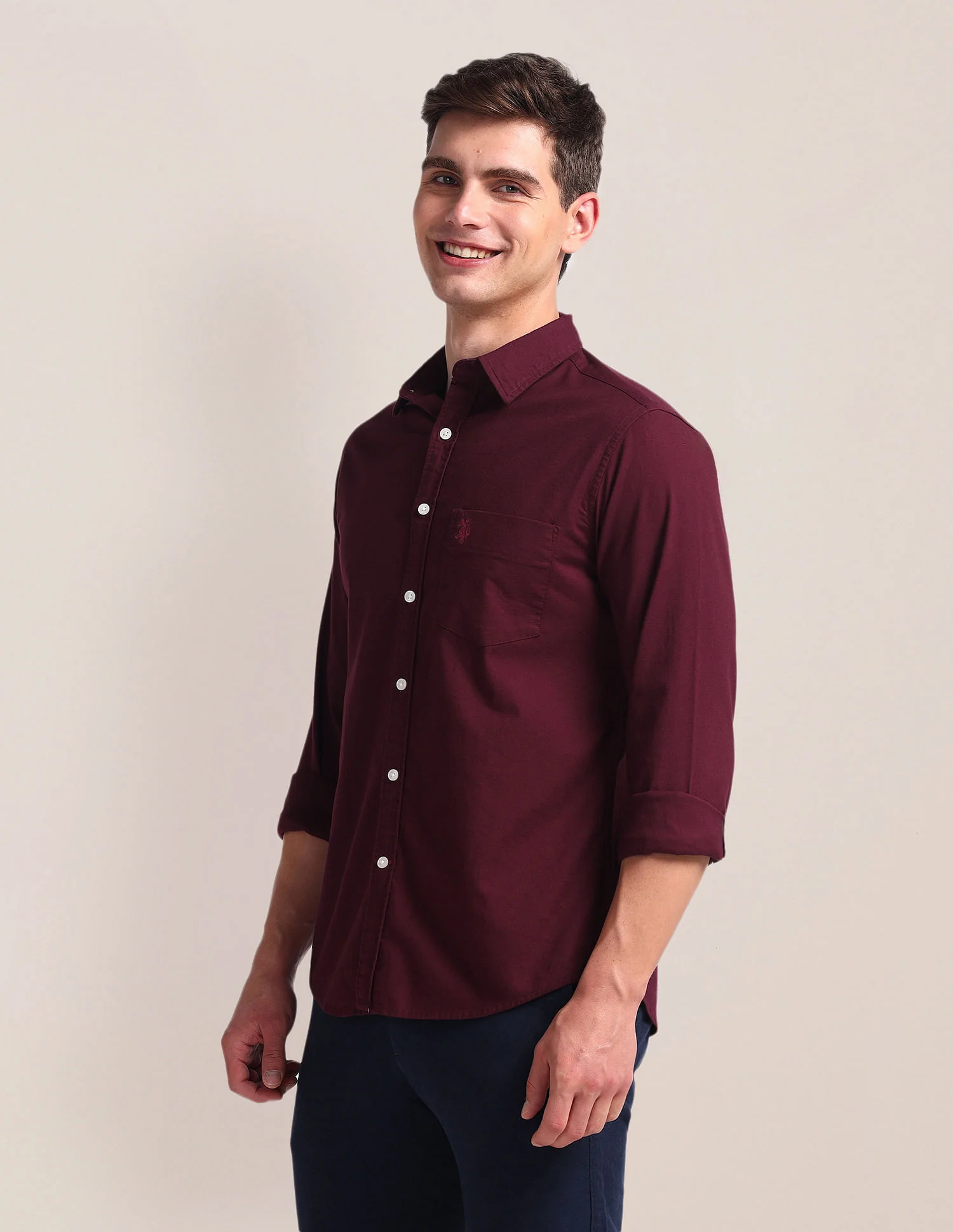 Solid Dobby Shirt - Image 4
